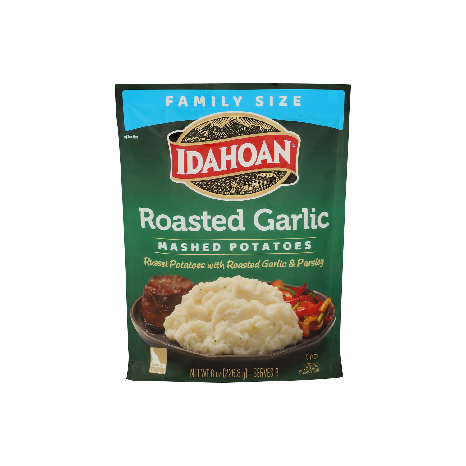 Idahoan Roasted Garlic Family Size Mashed Potatoes - 8 Ounce Image 1 of 4