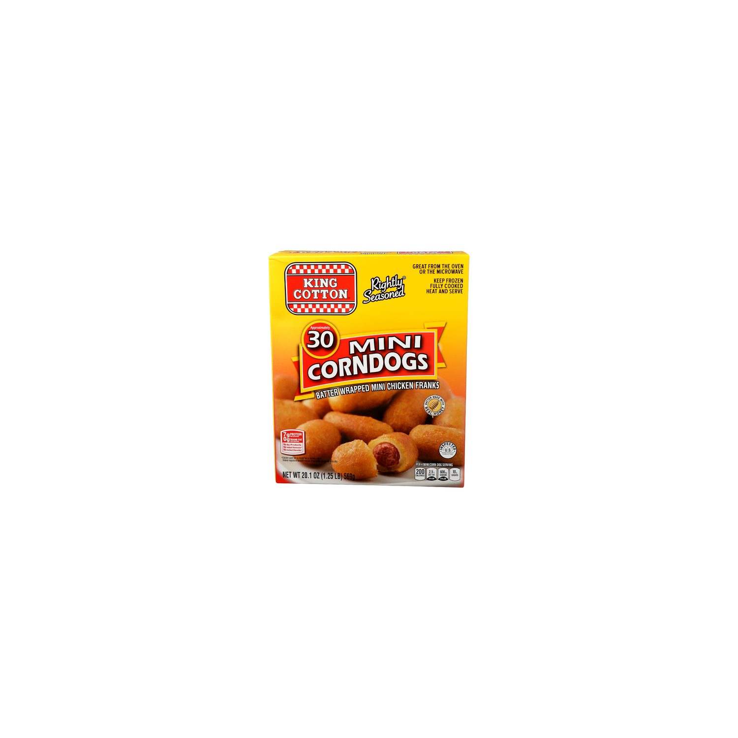 King Cotton Mini Corndogs - 0.67 Ounce - 30 Count Image 1 of 4