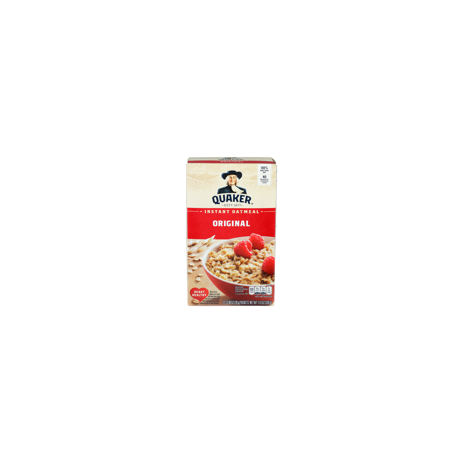 Quaker Original Instant Oatmeal - 0.983 Ounce - 12 Count Image 1 of 4