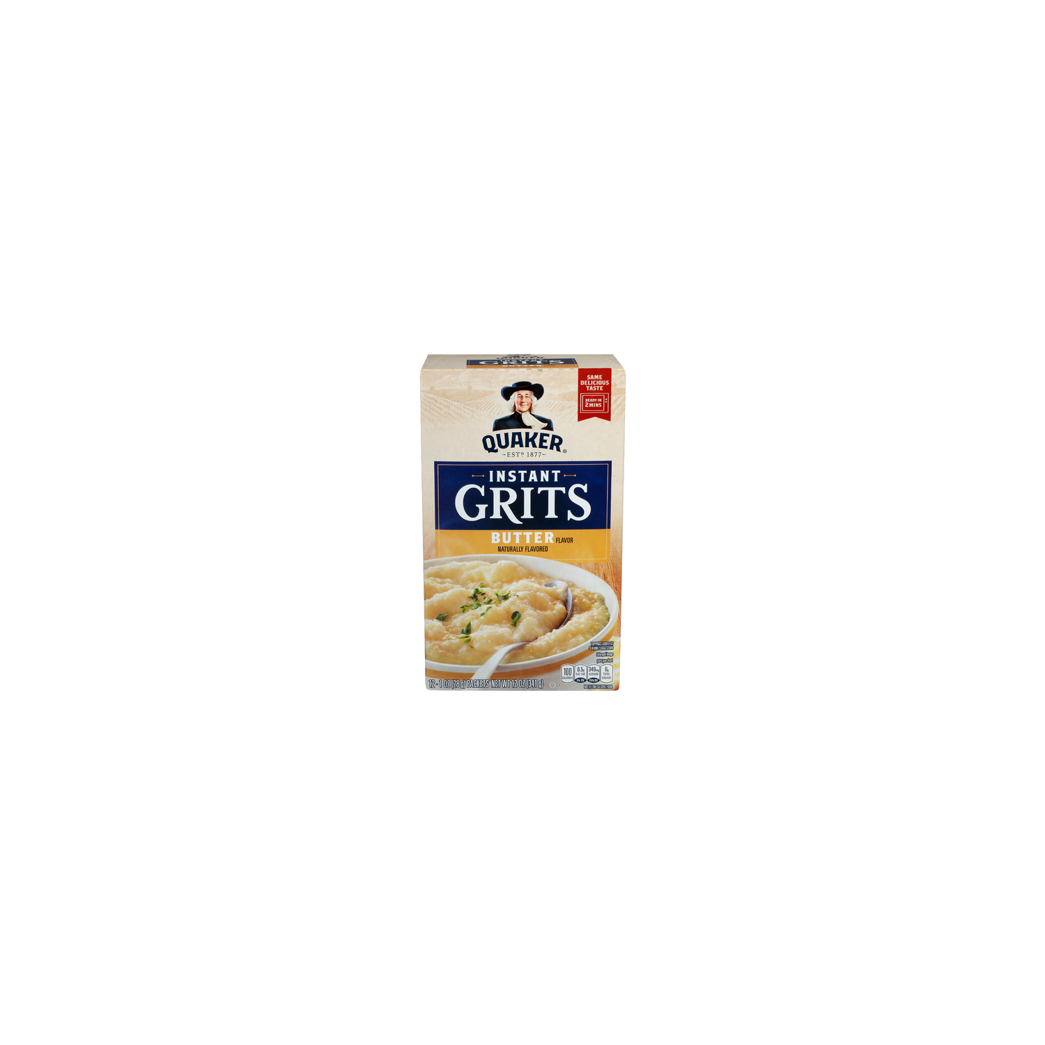 Quaker Butter Flavor Instant Grits - 12 Ounce Image 1 of 4