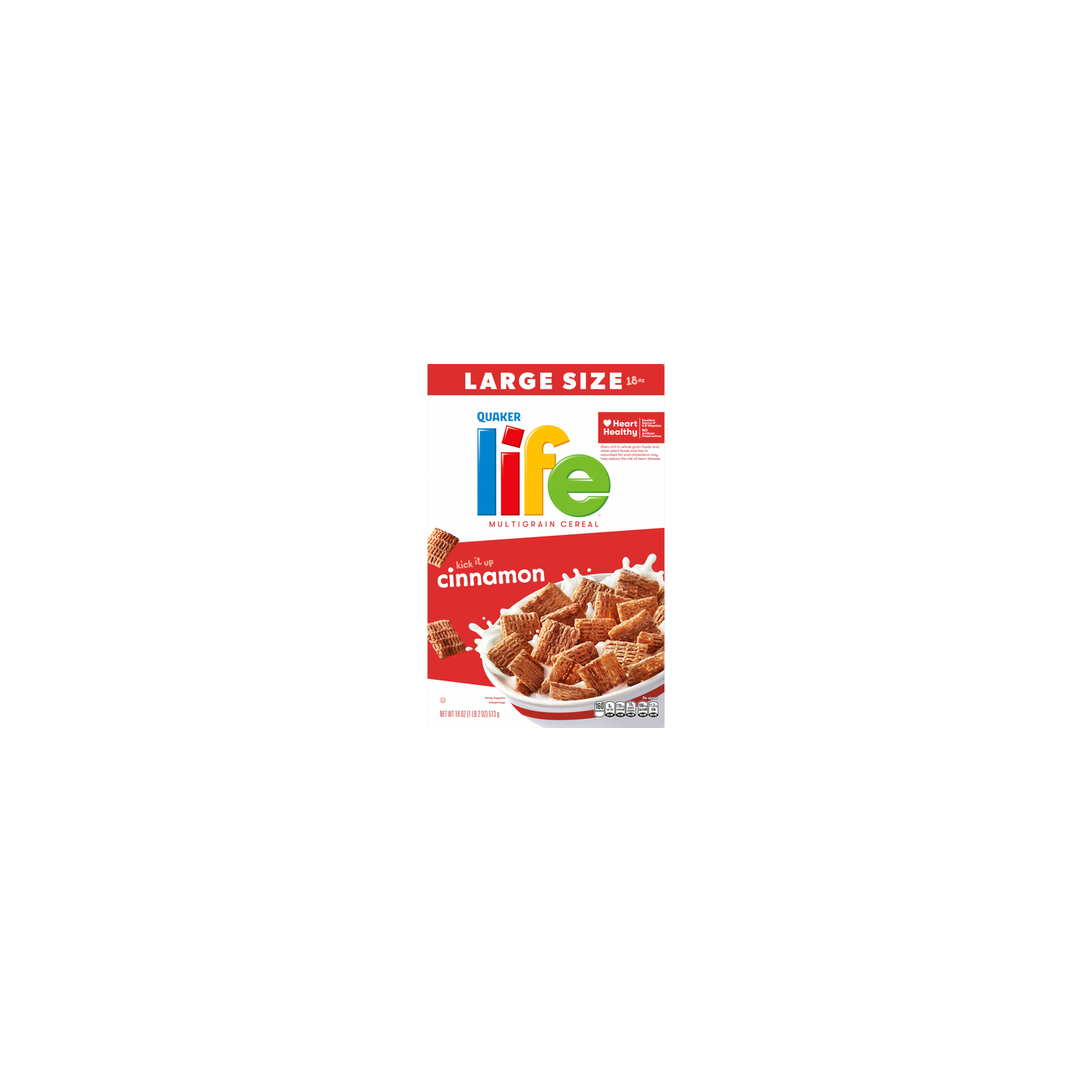 Quaker Life Multigrain Cereal Cinnamon - 18 Ounce Image 1 of 3