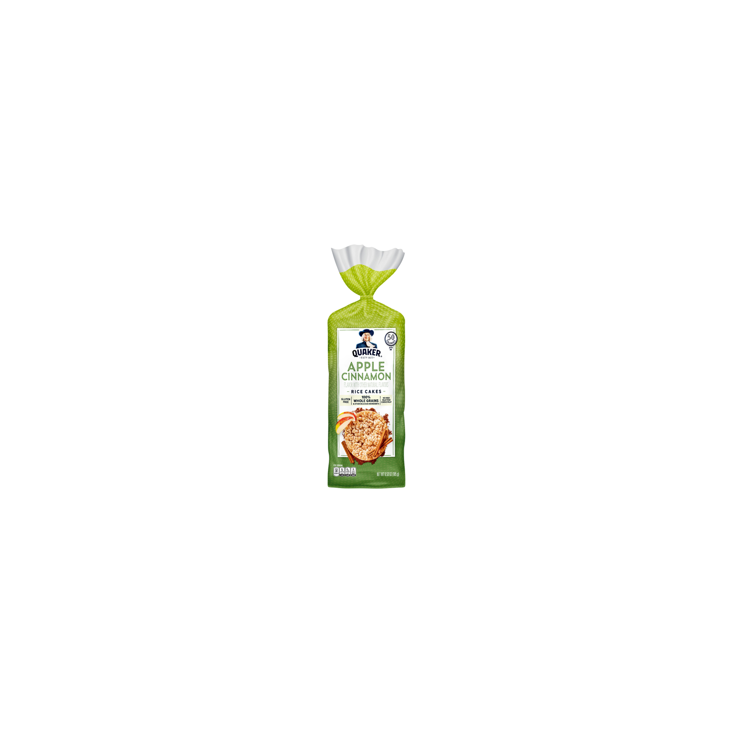 Quaker Rice Cakes Apple Cinnamon - 6.53 Ounce Image 1 of 3