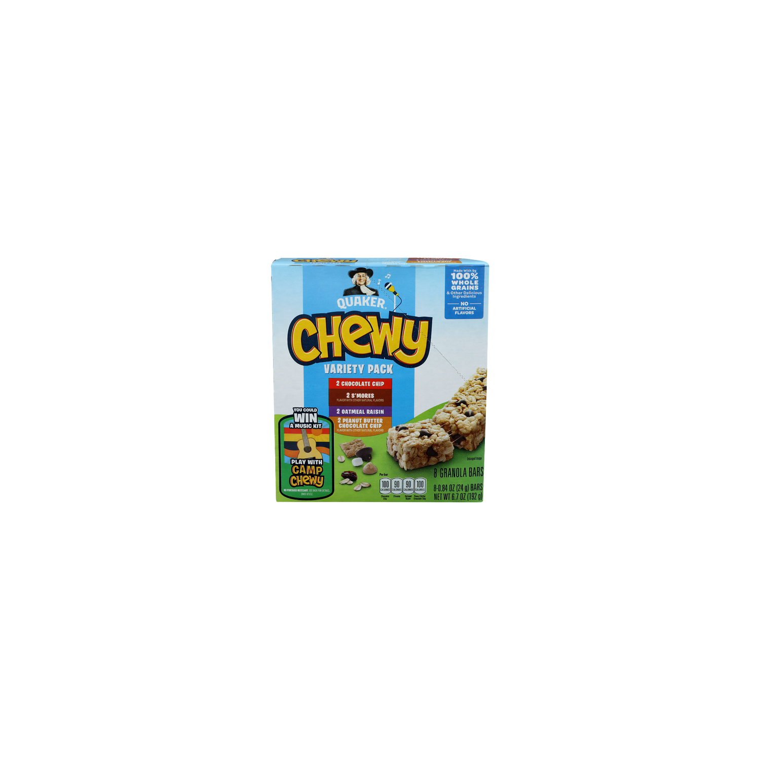 Quaker Chewy Variety Pack Granola Bars - 0.838 Ounce - 8 Count Image 1 of 2