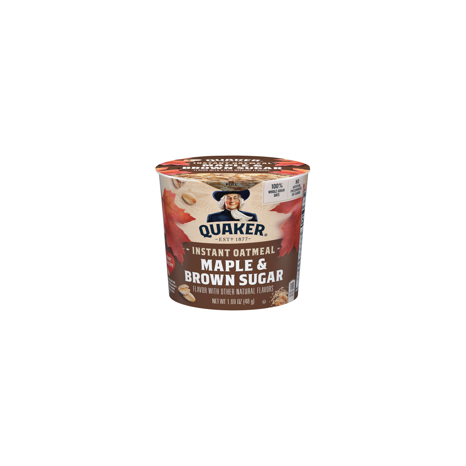 Quaker Instant Oatmeal Maple & Brown Sugar Cup - 1.69 Ounce Image 1 of 3