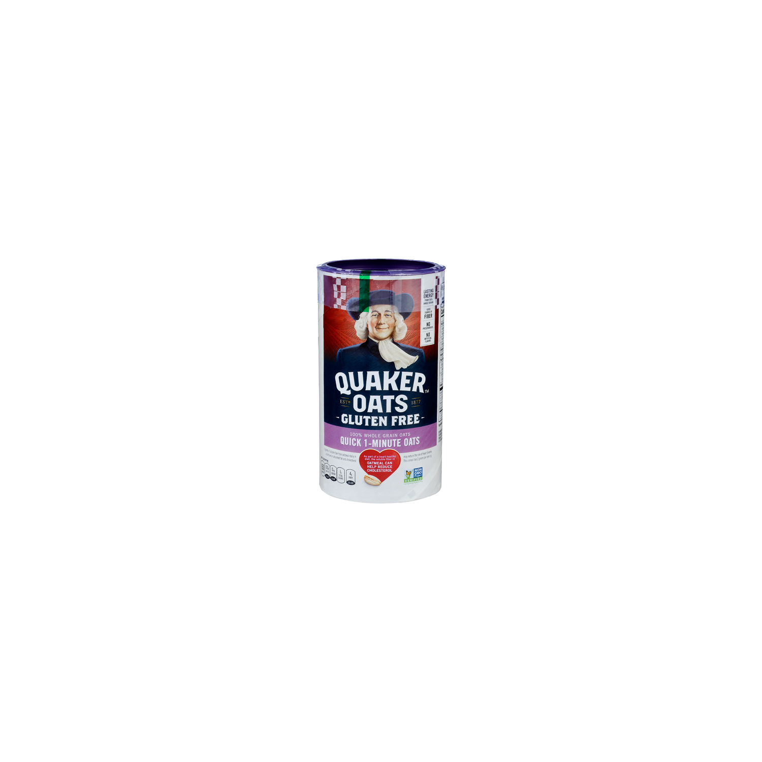 Quaker Oats Gluten Free Quick 1-Minute Oats - 18 Ounce Image 1 of 4