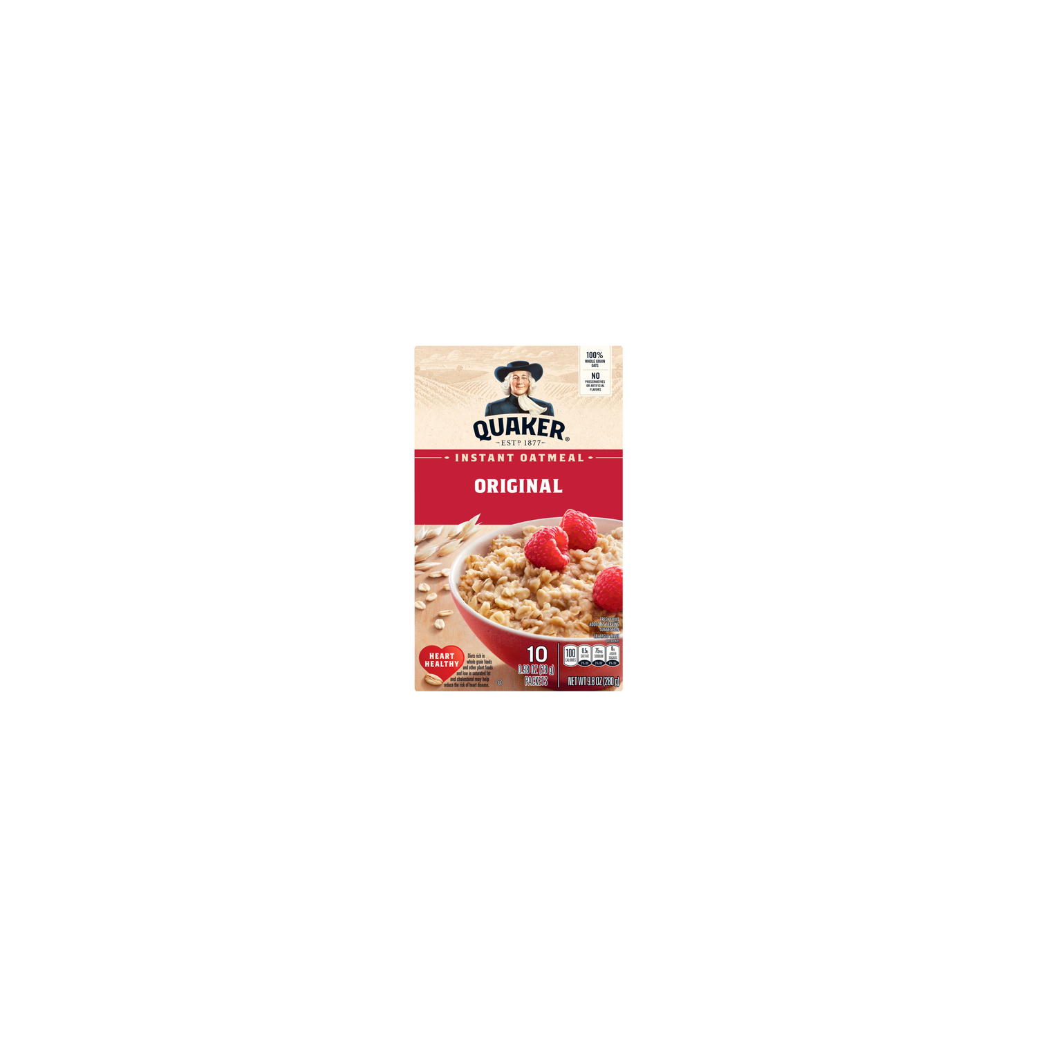 Quaker Instant Oatmeal Original - 9.8 Ounce Image 1 of 3