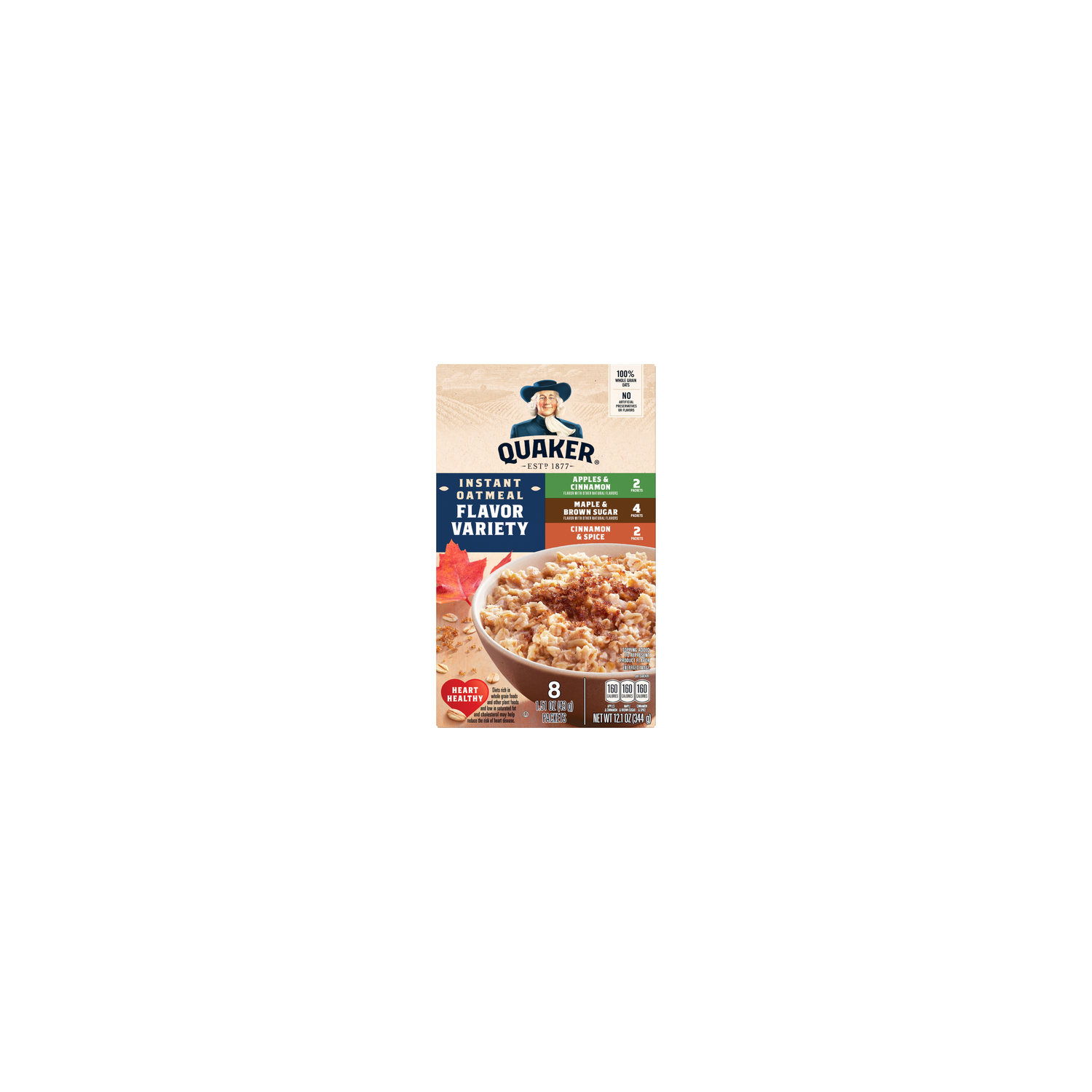 Quaker Instant Oatmeal Variety - 12.1 Ounce Image 1 of 3