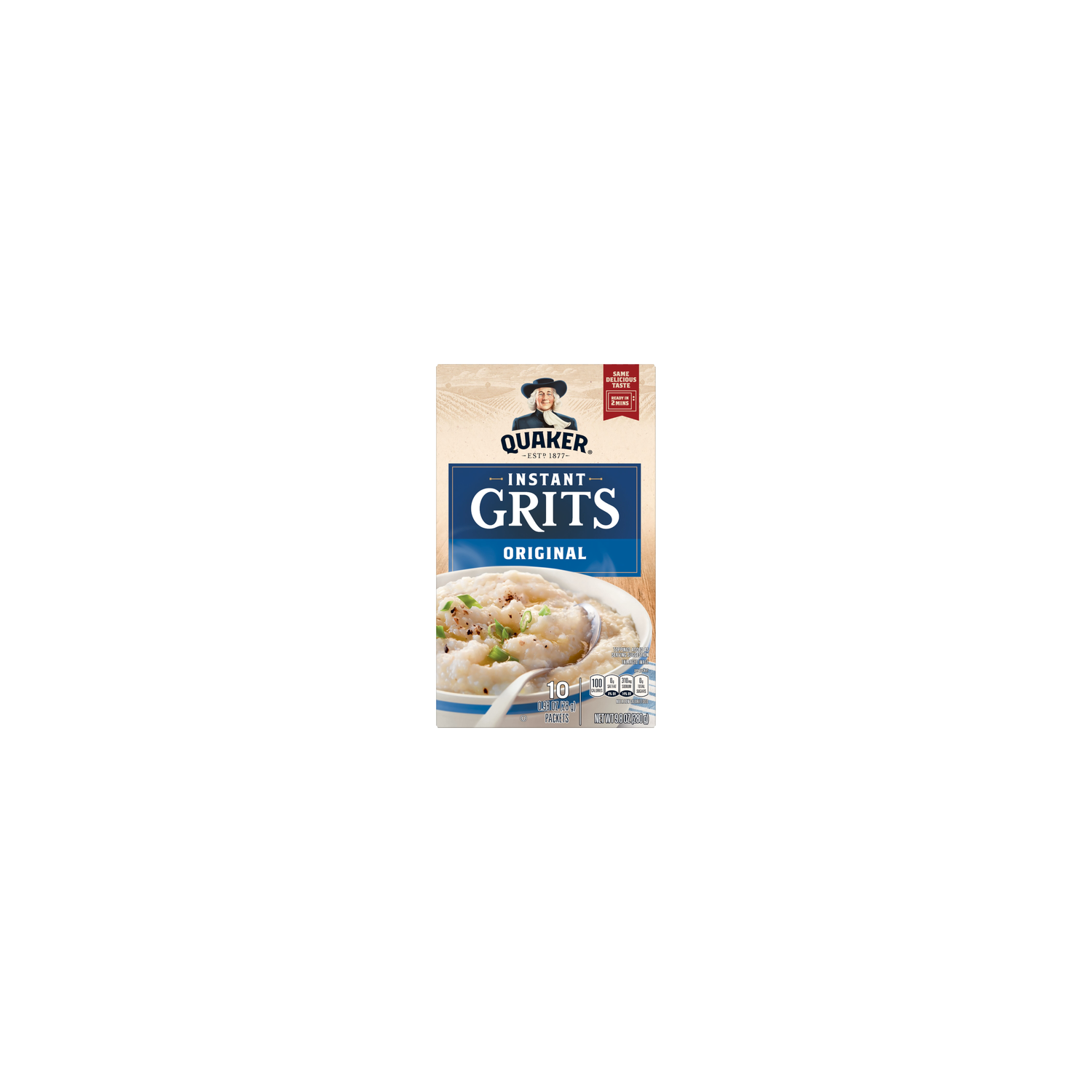 Quaker Instant Grits Original - 9.8 Ounce Image 1 of 3