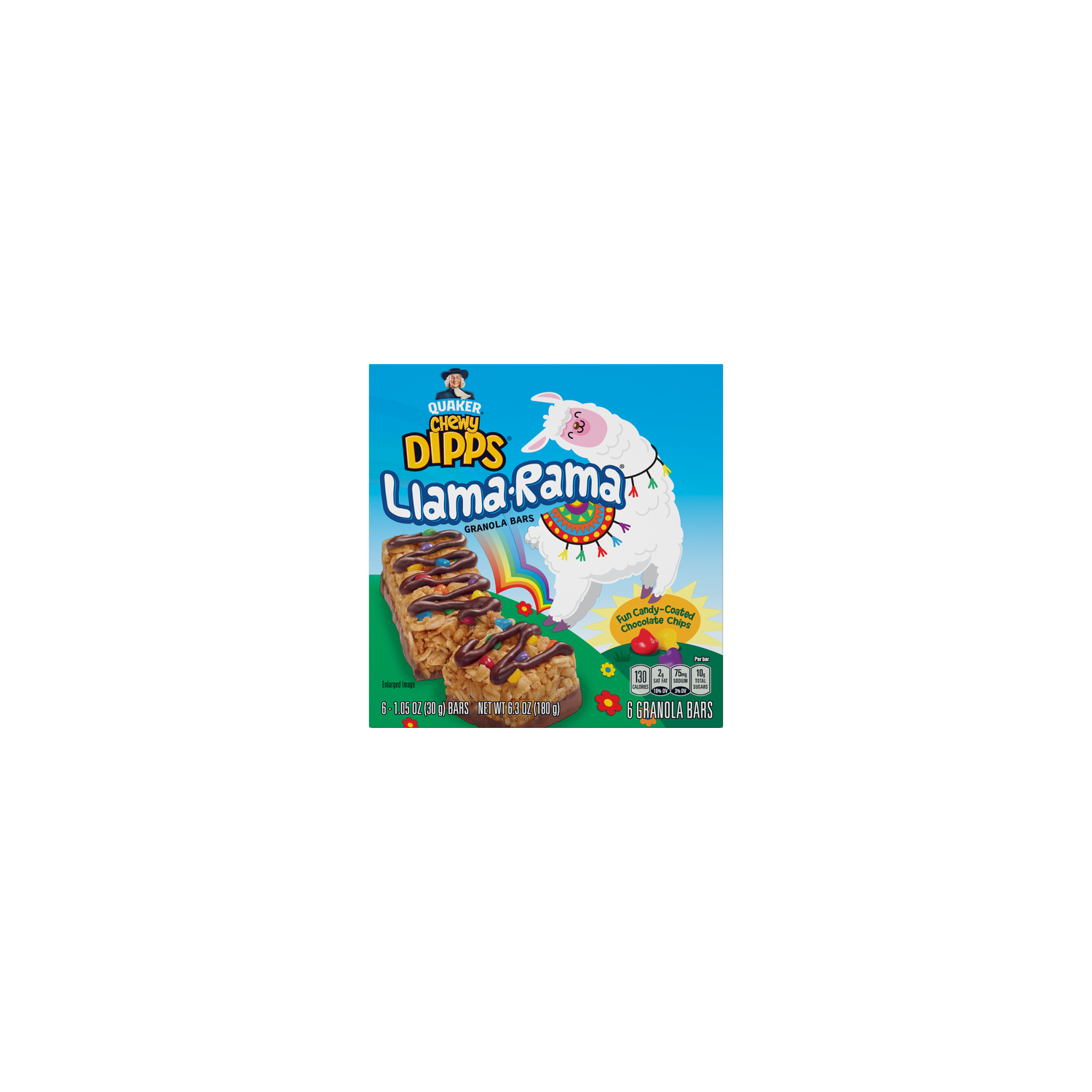 Quaker Chewy Dipps Granola Bars Llama-Rama - 6.3 Ounce Image 1 of 3