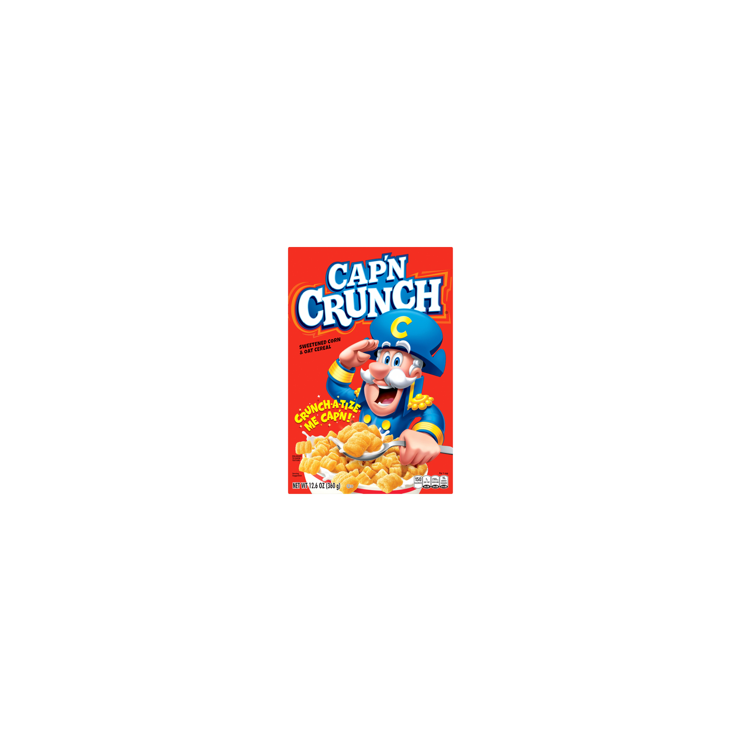 Cap'n Crunch Sweetened Corn & Oat Cereal - 12.6 Ounce Image 1 of 3