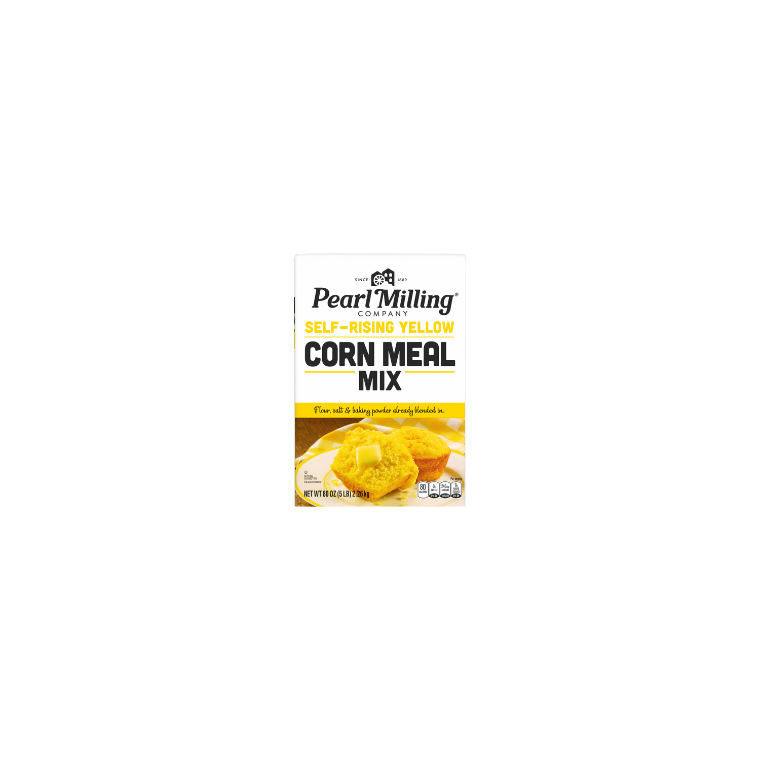 Pearl Milling Company Corn Meal Mix Self-Rising Yellow - 80 Ounce Image 1 of 3