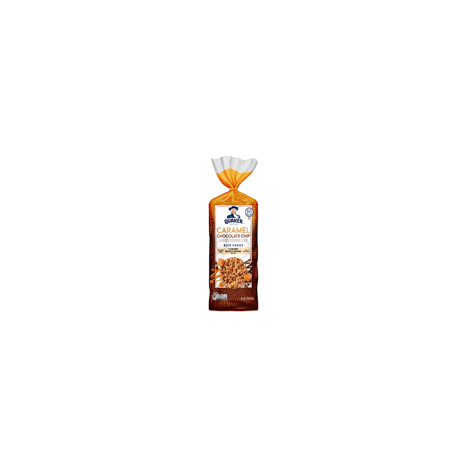 Quaker Rice Cakes Caramel Chocolate Chip - 7.4 Ounce Image 1 of 3