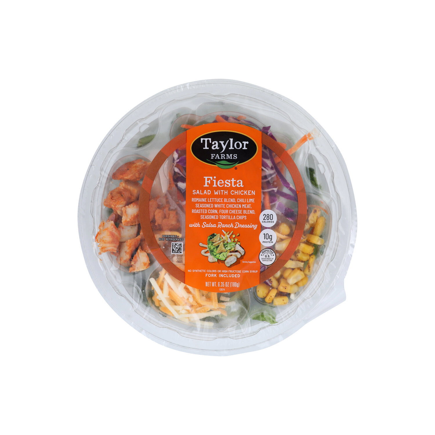 Taylor Farms Salad, With Chicken, Fiesta - 6.35 Ounce Image 1 of 4