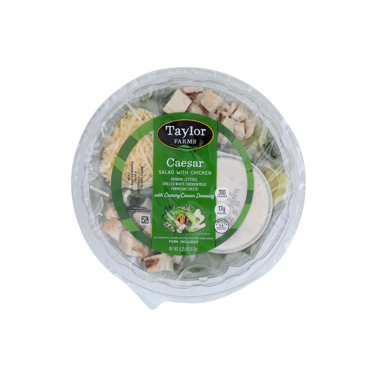 Taylor Farms Caesar Salad With Chicken - 6.25 Ounce Image 1 of 4