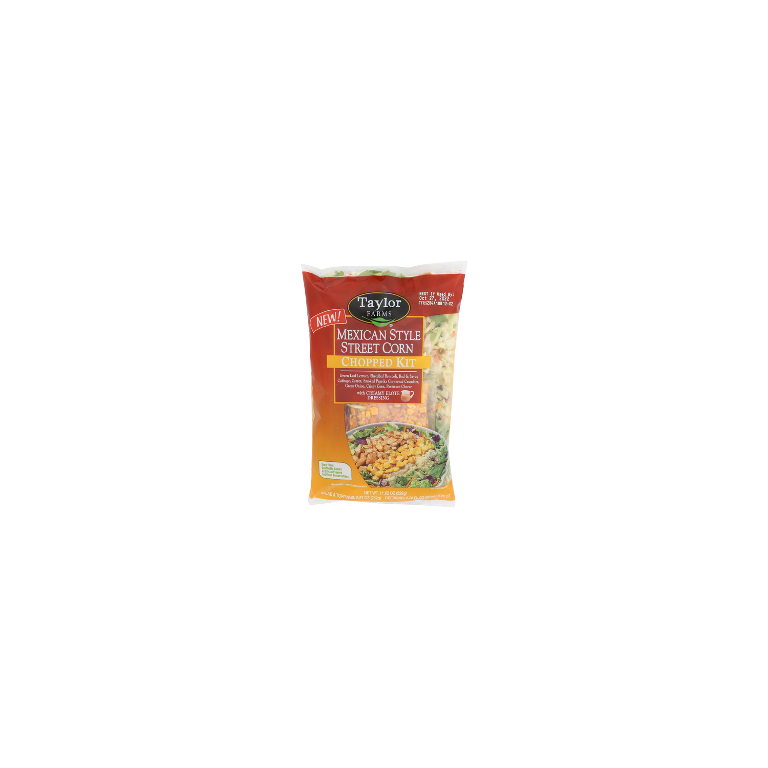 Taylor Farms Mexican Street Corn Chopped Salad Kit - 11.62 Ounce Image 1 of 4
