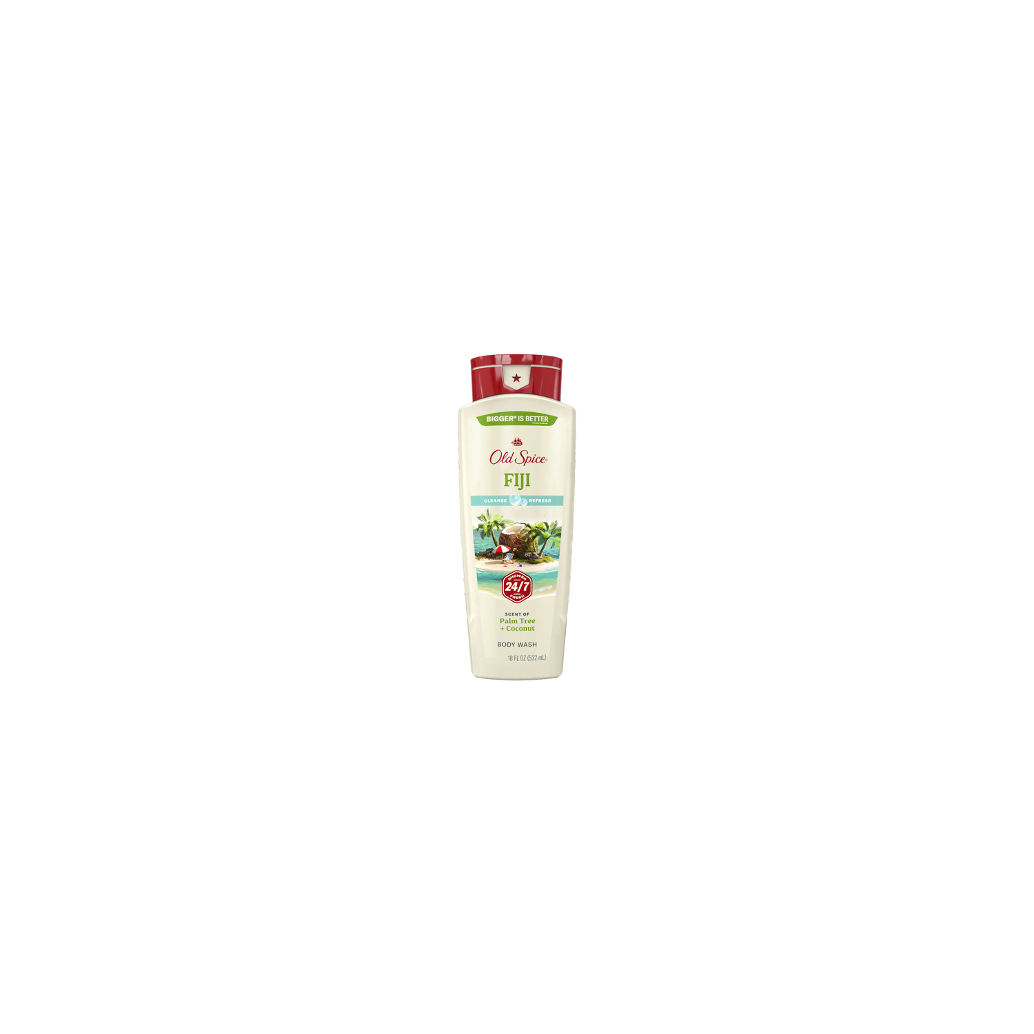 Old Spice Men's Body Wash Fiji With Palm Tree, Shower Fresh - 18 Ounce