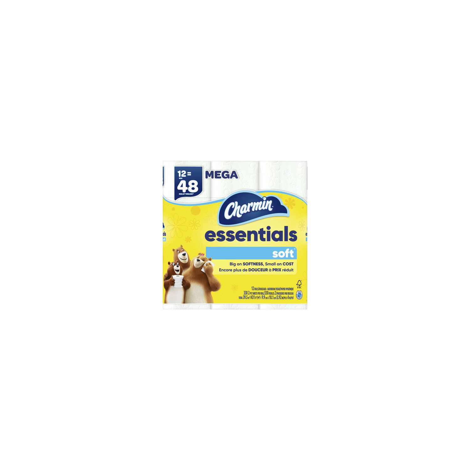 Charmin Soft Essentials Bathroom Tissue - 12 Count Image 1 of 2