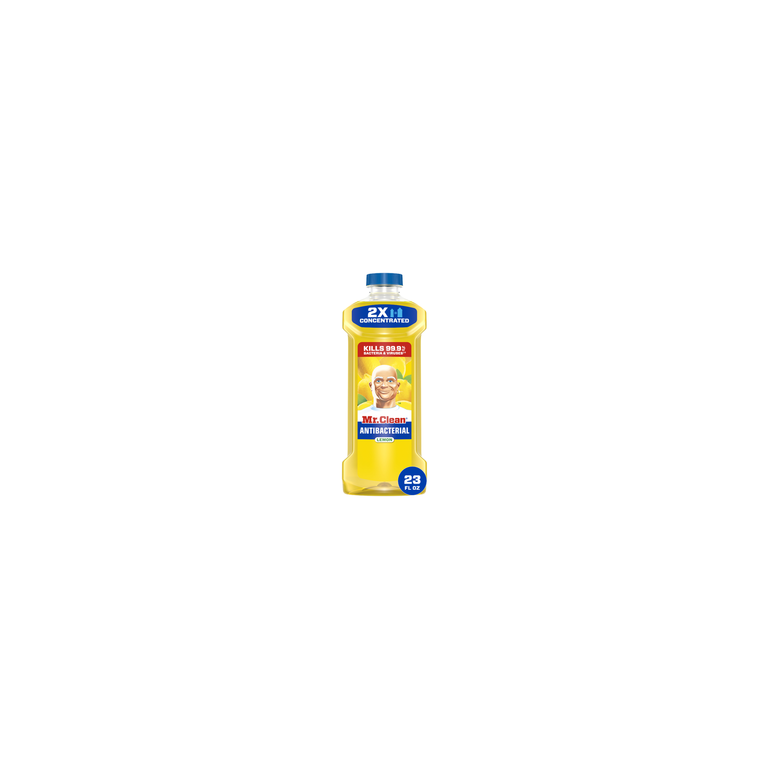 Mr. Clean Antibacterial All Purpose Cleaner, Lemon - 23 Ounce