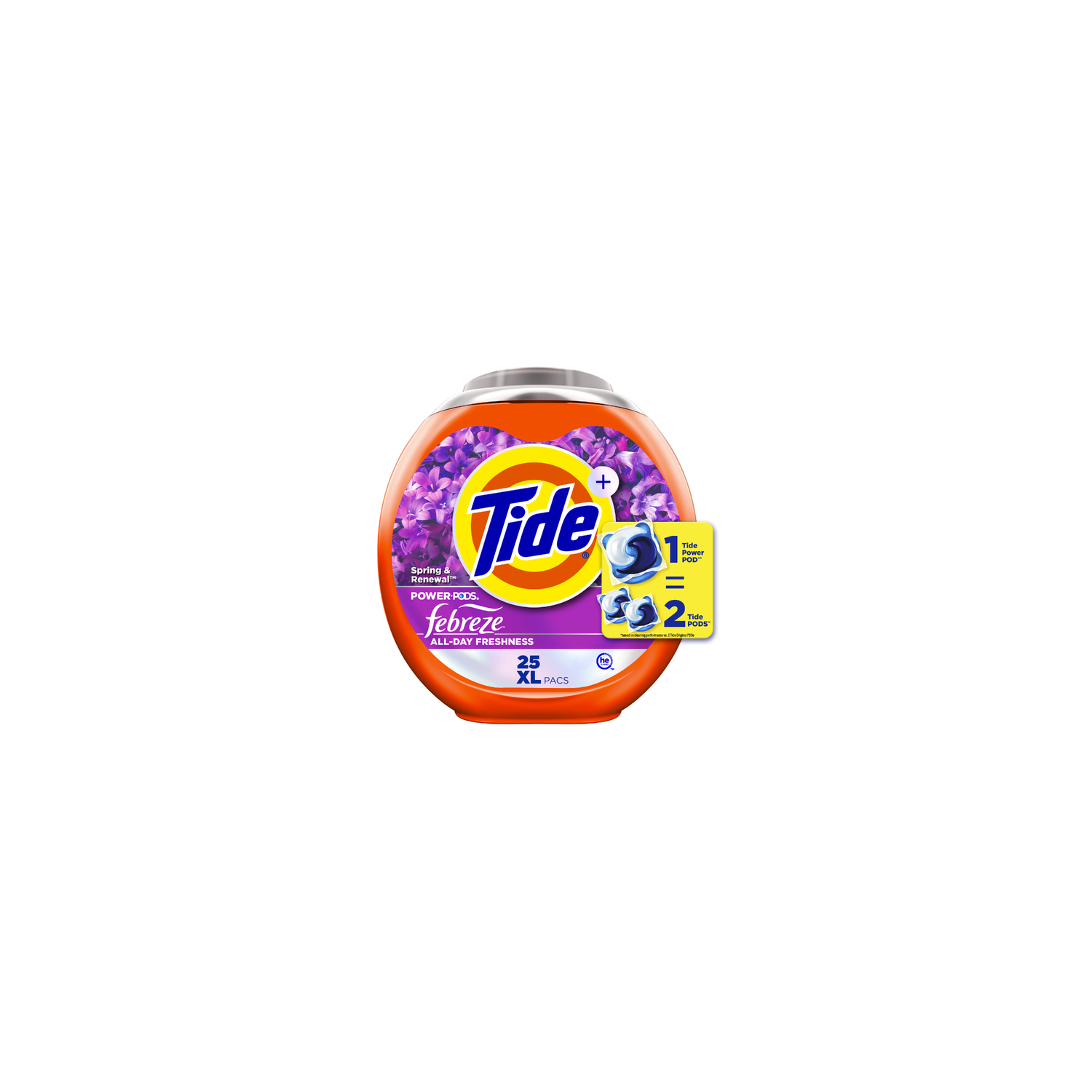 Tide Laundry Detergent Pacs, .,Spring And Renewal - 25 Count Image 1 of 2