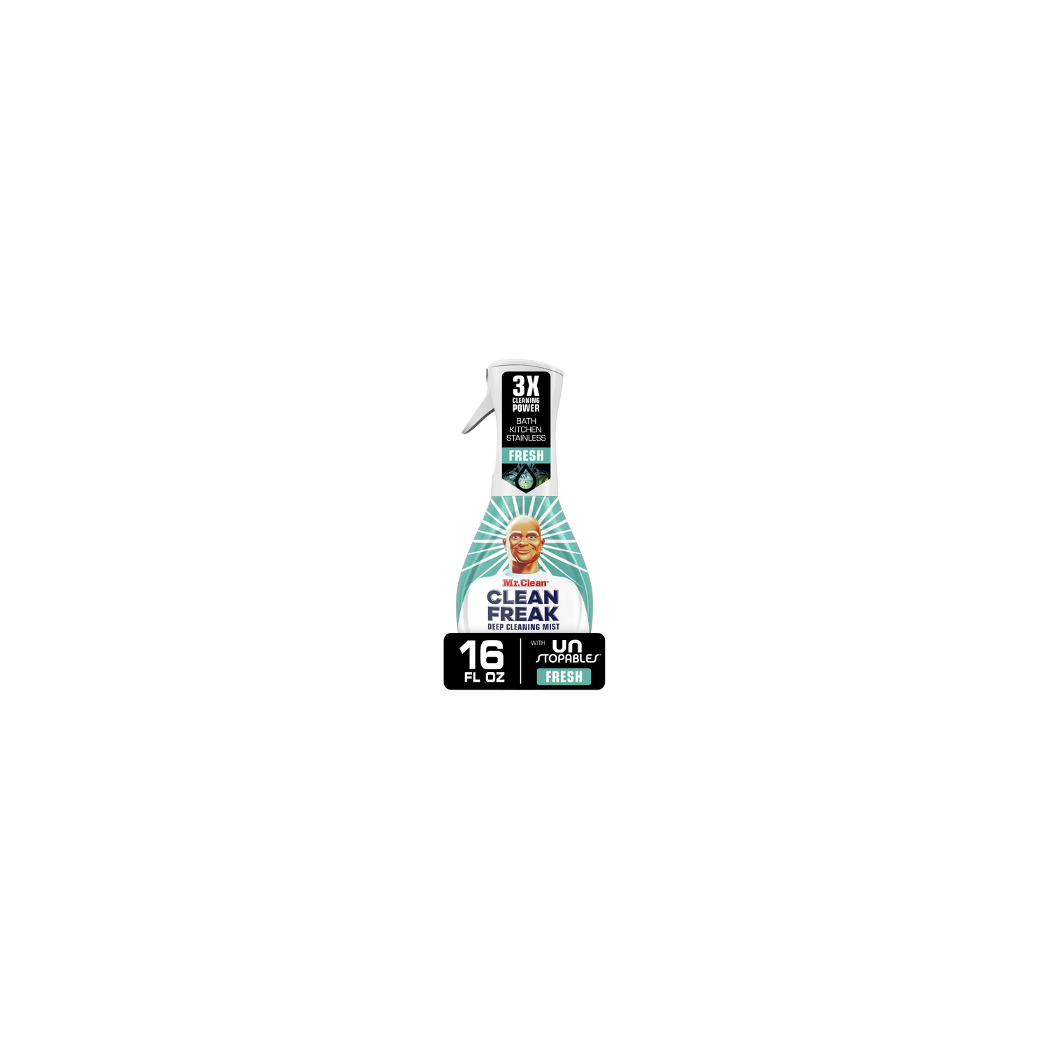 Mr. Clean Freak All Purpose Cleaner Spray, Multi-Surface Cleaning, Unstopables Scent - 16 Ounce Image 1 of 2