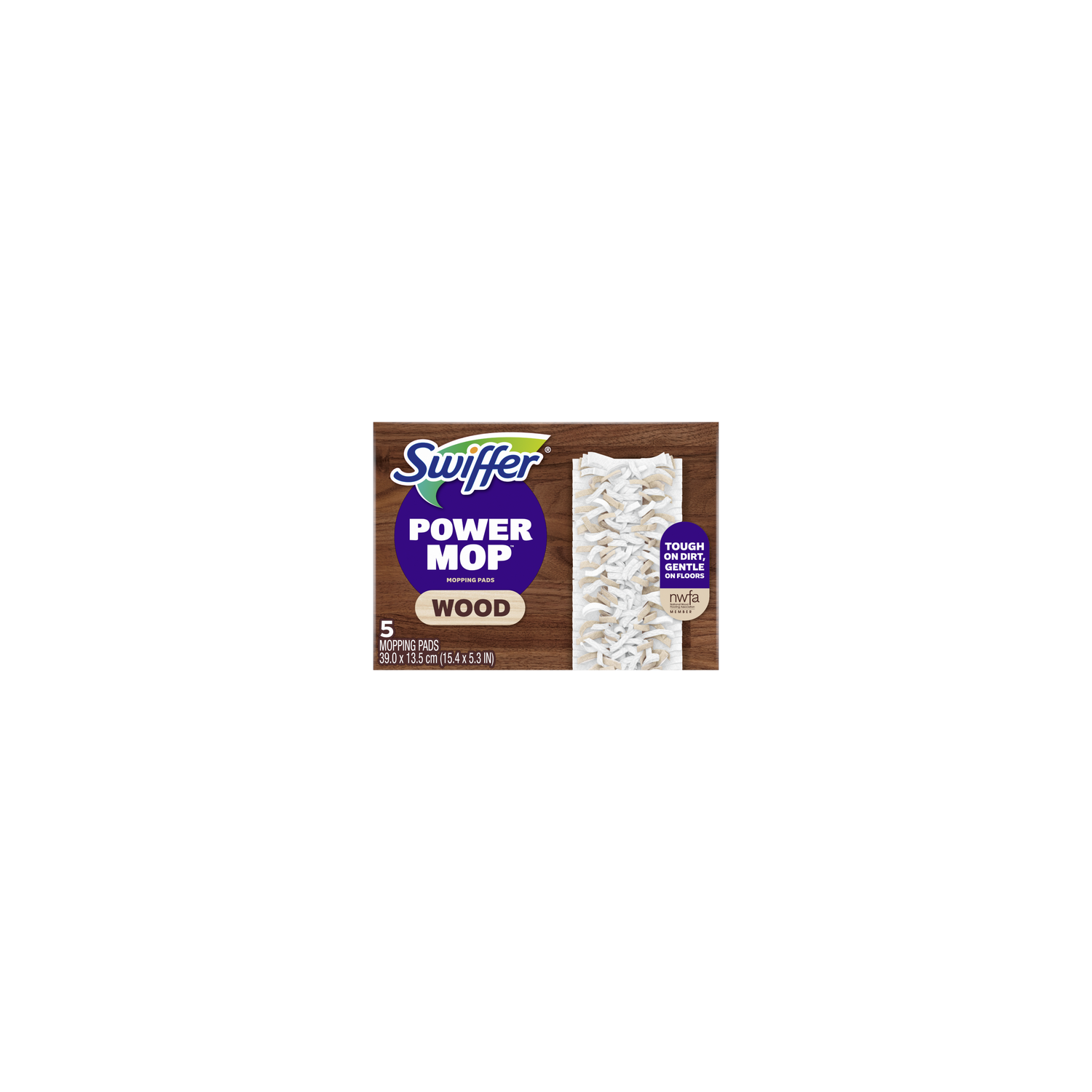 Swiffer Powermop Wood Mopping Pad Refills - 5 Count