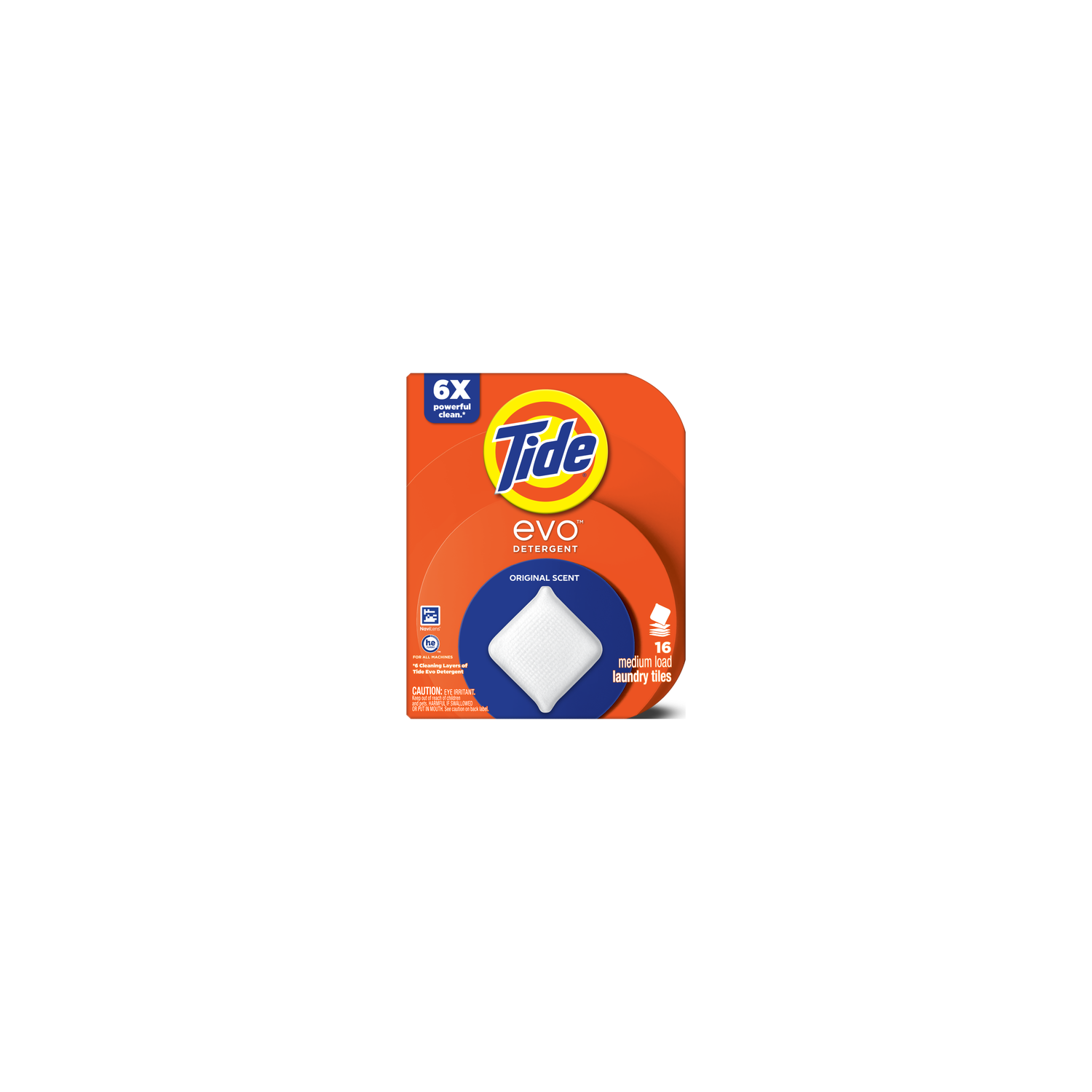 Tide evo Original Scent Laundry Detergent Tiles - 16 Count
