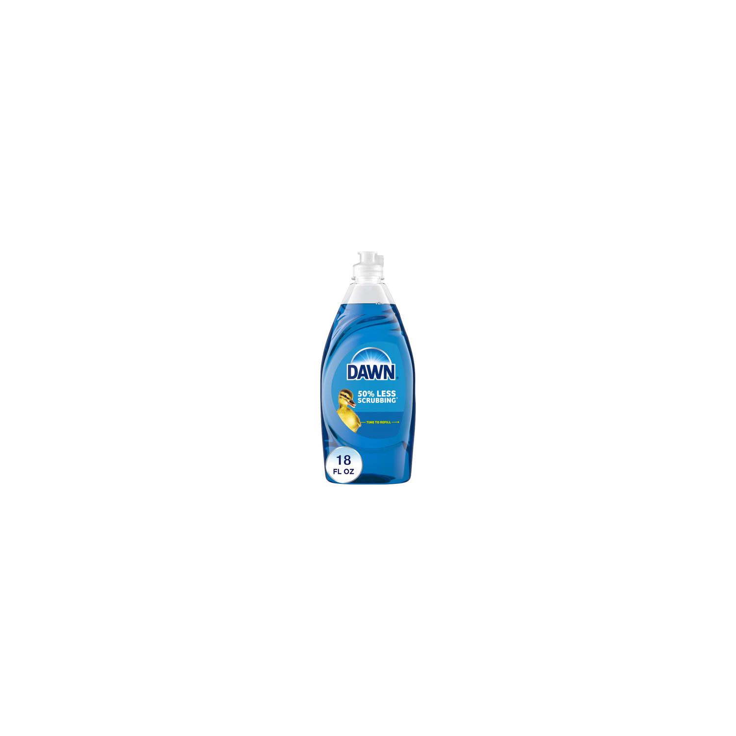 Dawn Ultra Liquid Dish Soap, Dishwashing Liquid, Grease Removal, Original - 18 Ounce Image 1 of 2
