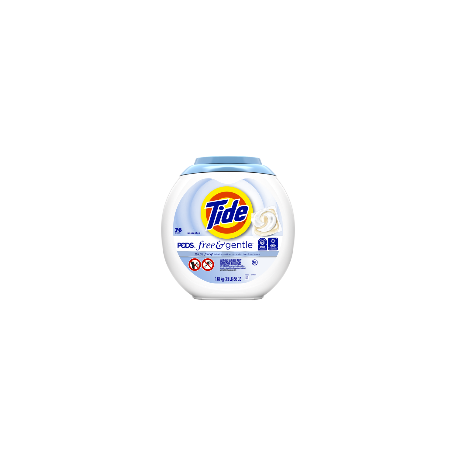 Tide Pods Free & Gentle Laundry Detergent Pods - 76 Count Image 1 of 2
