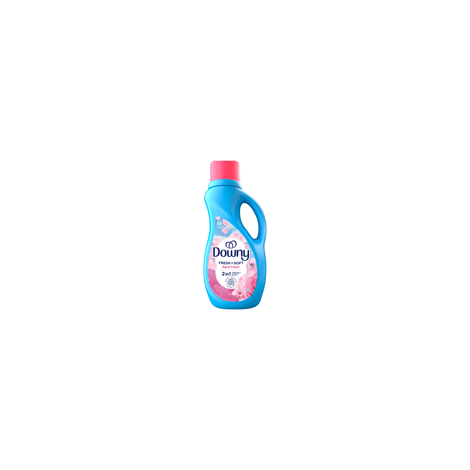 Downy Soft, 2 In 1 Soft , April Fresh, 60 Loads - 44 Ounce Image 1 of 2