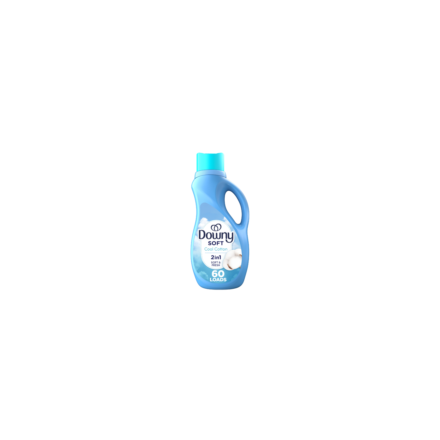 Downy Soft Cool Cotton 2 In 1 Soft And Fresh Liquid Fabric Softener - 44 Ounce Image 1 of 2