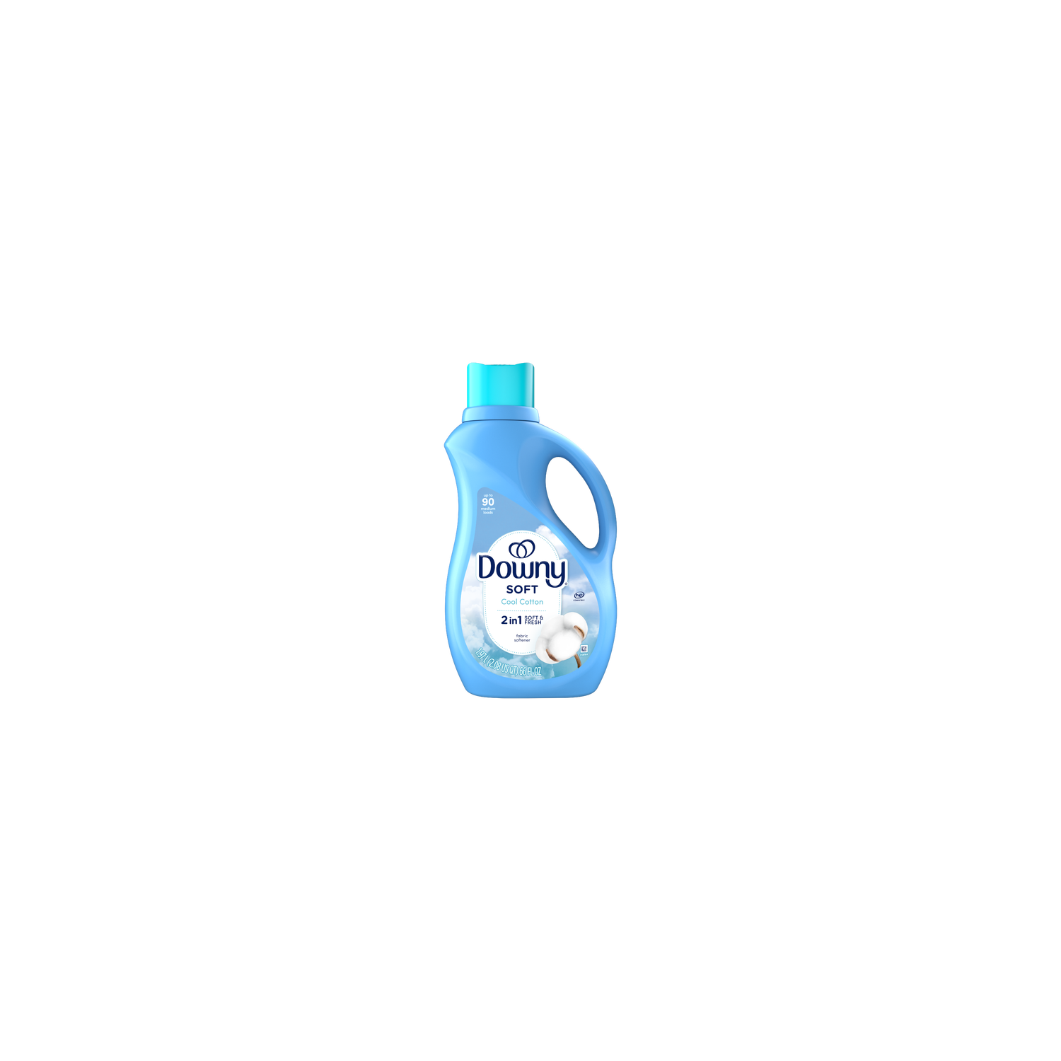 Downy Cool Cotton 2 In 1 Soft & Fresh Liquid Fabric Softener - 66 Ounce Image 1 of 2