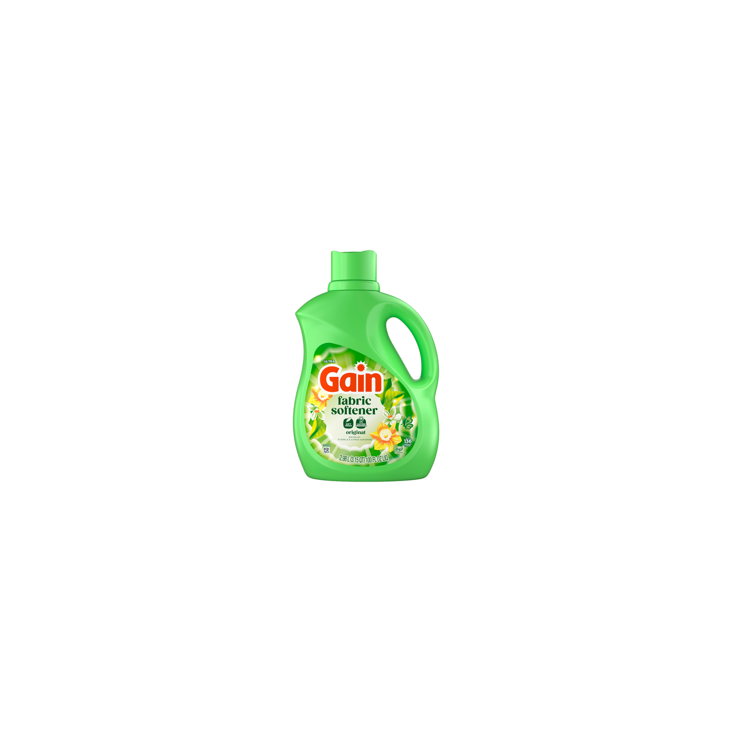 Gain Original Scent Liquid Fabric Softener 136 Loads - 100 Ounce Image 1 of 2