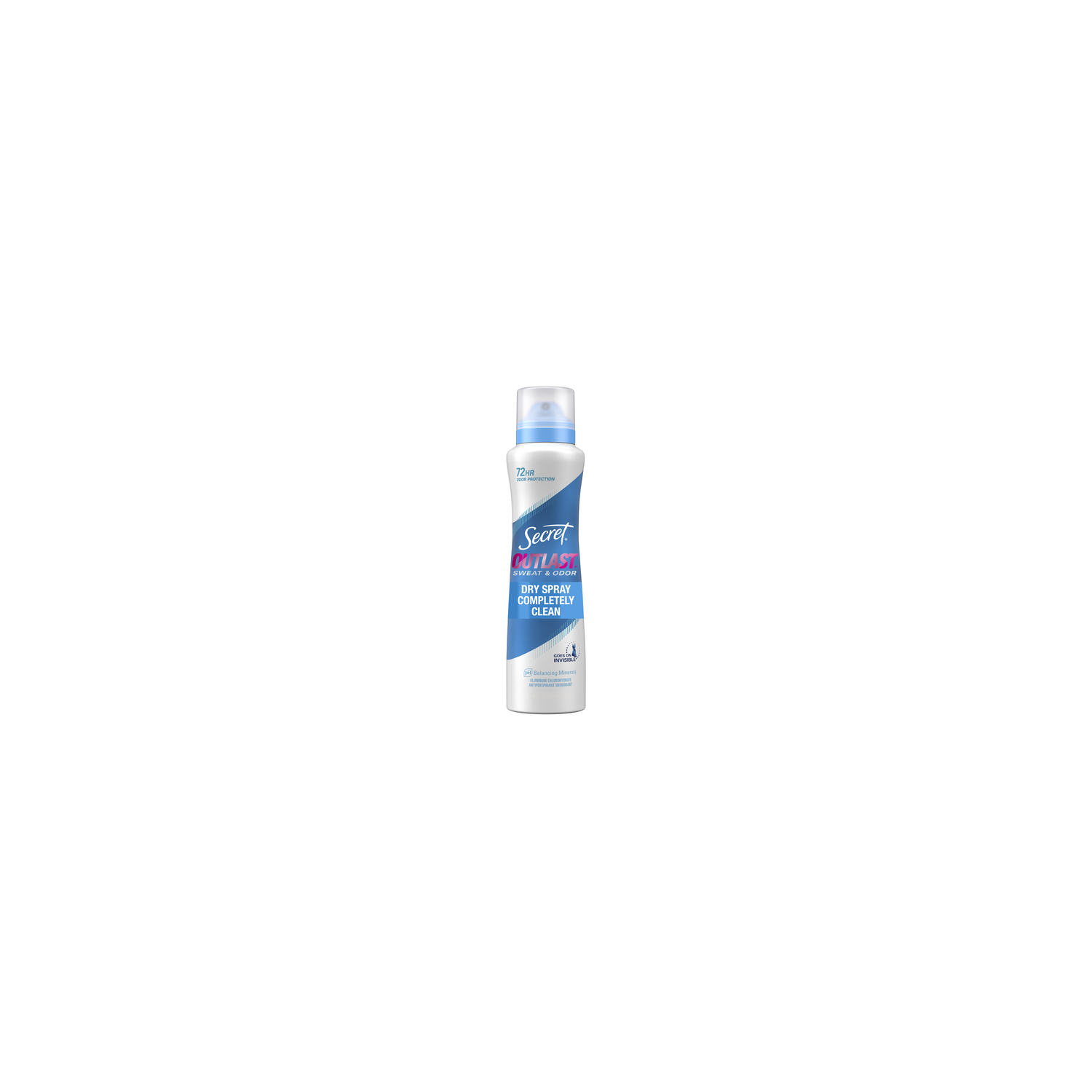 Secret Outlast Dry Spray Antiperspirant And Deodorant For Women, Completely Clean, Each - 4.1 Ounce Image 1 of 2
