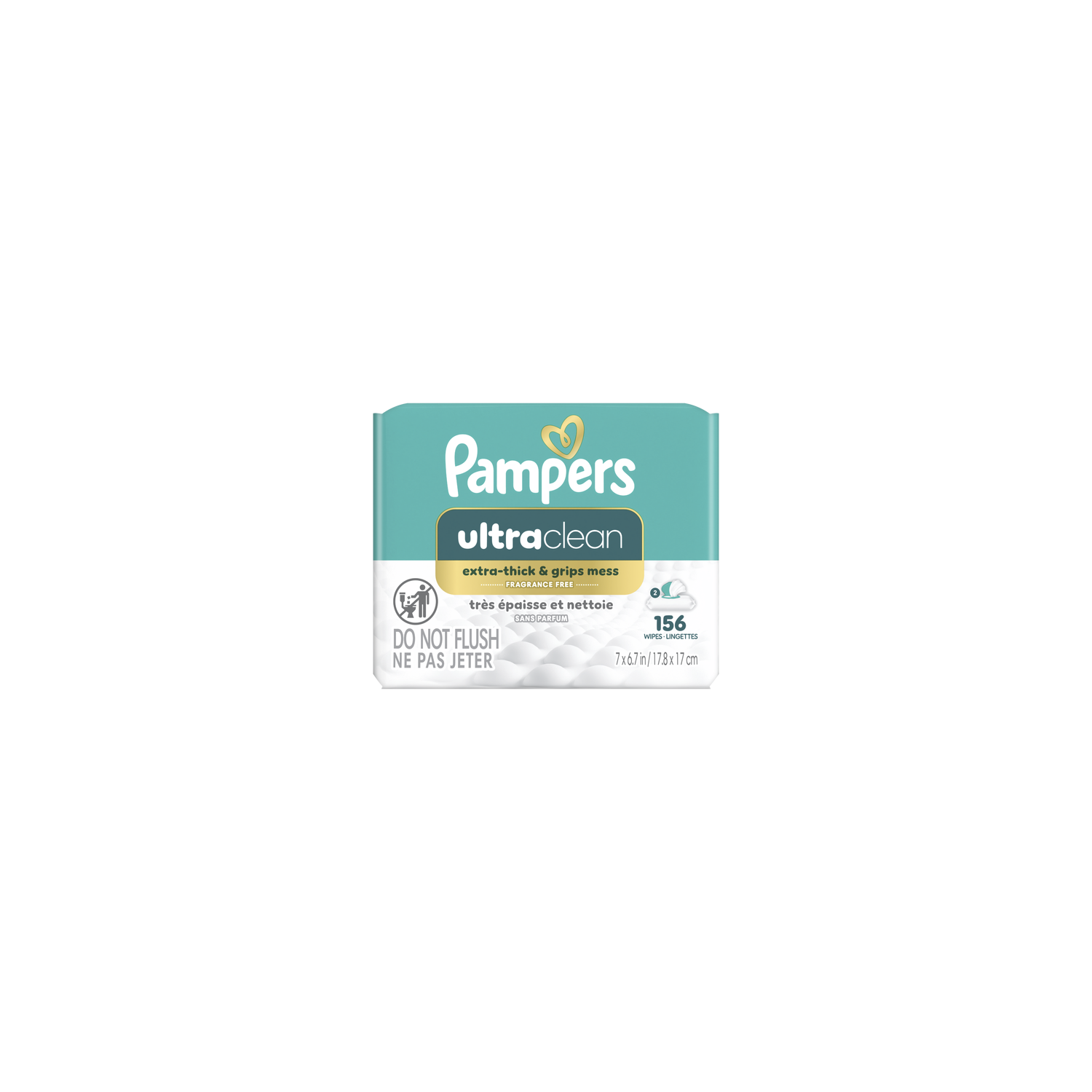 Pampers Ultraclean Baby Wipes - 156 Count