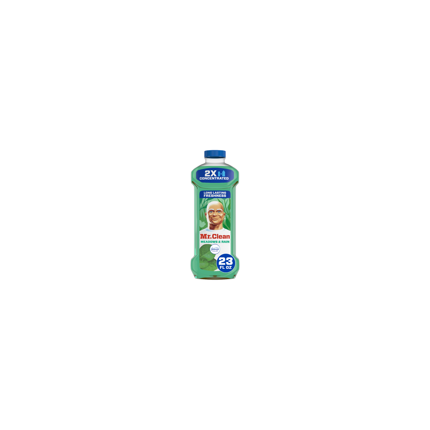 Mr. Clean All Purpose Cleaner, Floor Cleaner For Mopping, Cleaning Liquid, Meadows & Rain - 23 Ounce Image 1 of 2