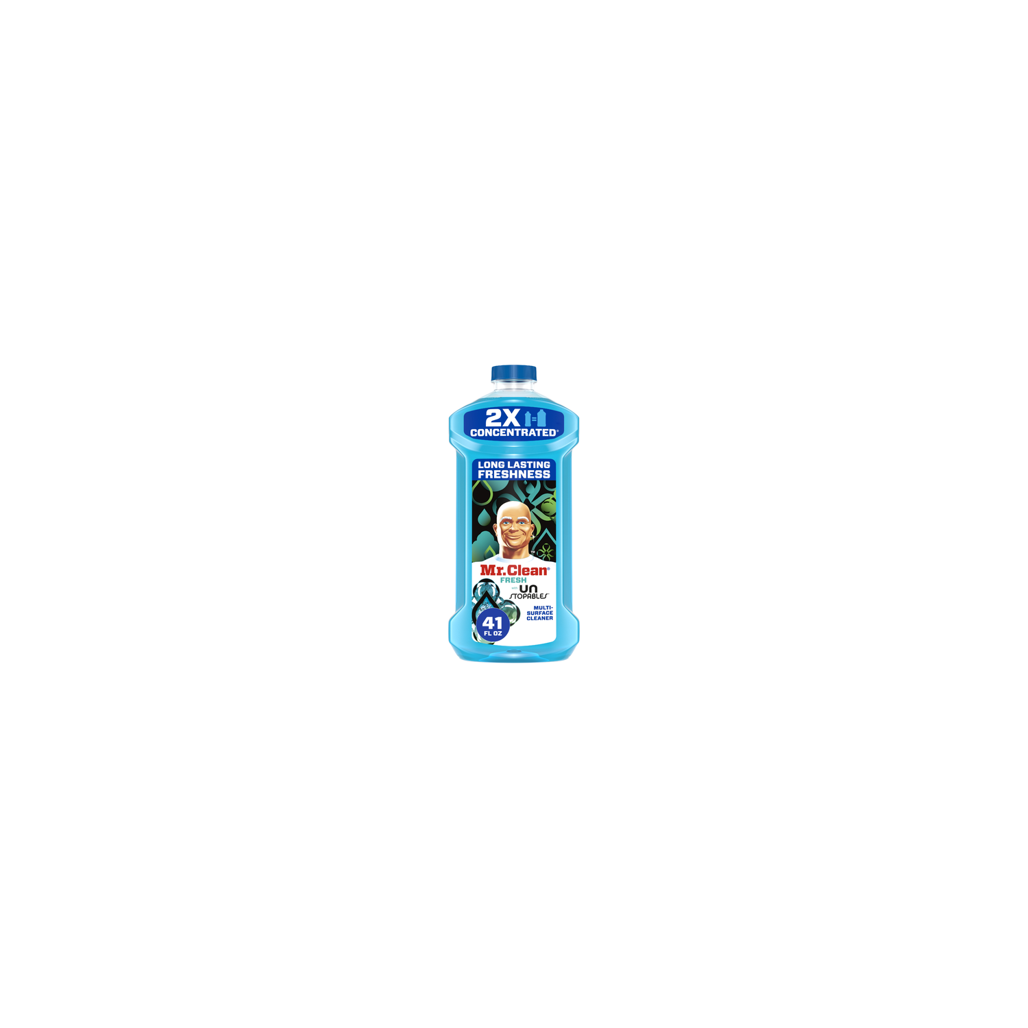 Mr. Clean All Purpose Cleaner, Floor Cleaner For Mopping, Cleaning Liquid, Unstopables - 41 Ounce Image 1 of 2