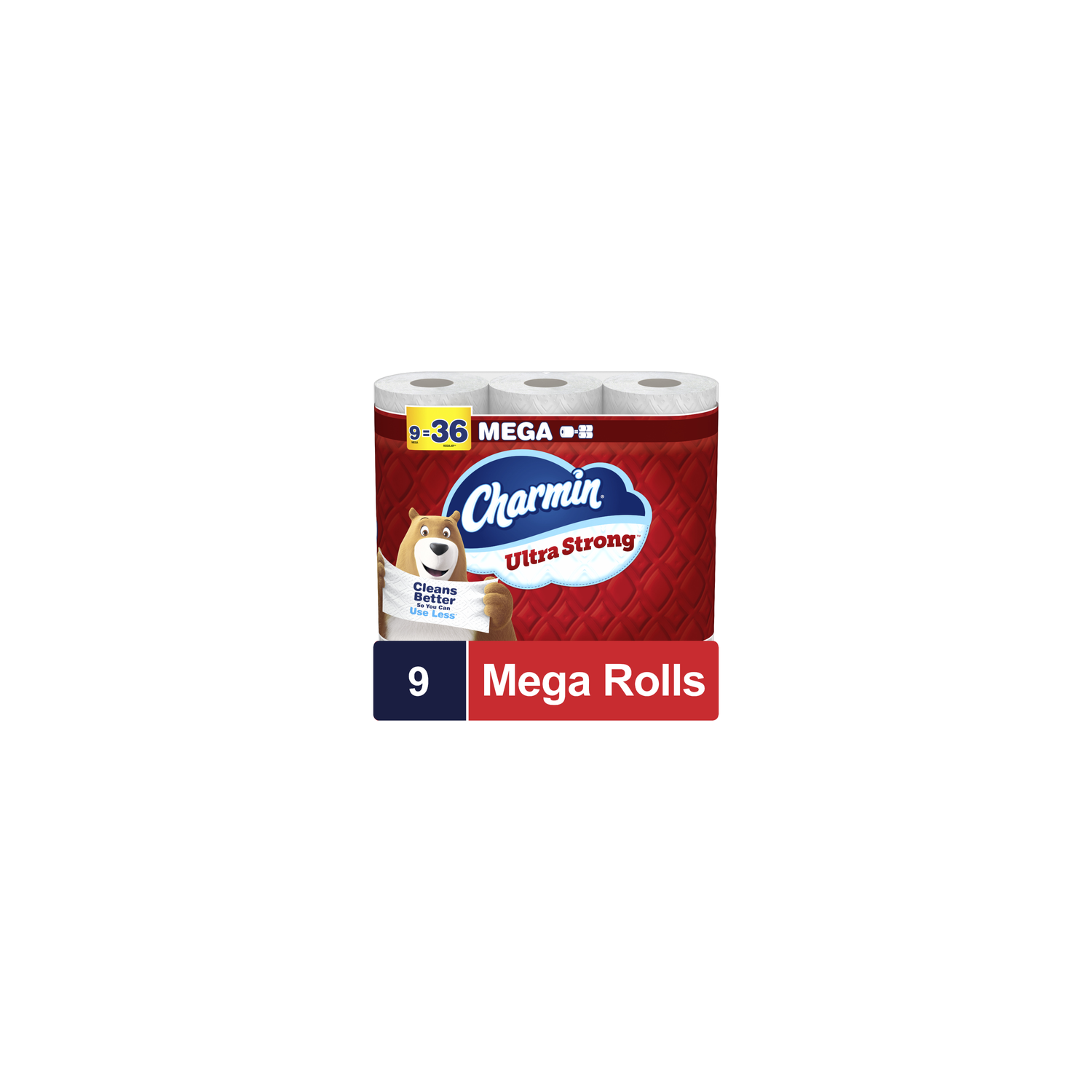 Charmin Mega Ultra Strong Toilet Paper - 9 Count Image 1 of 2