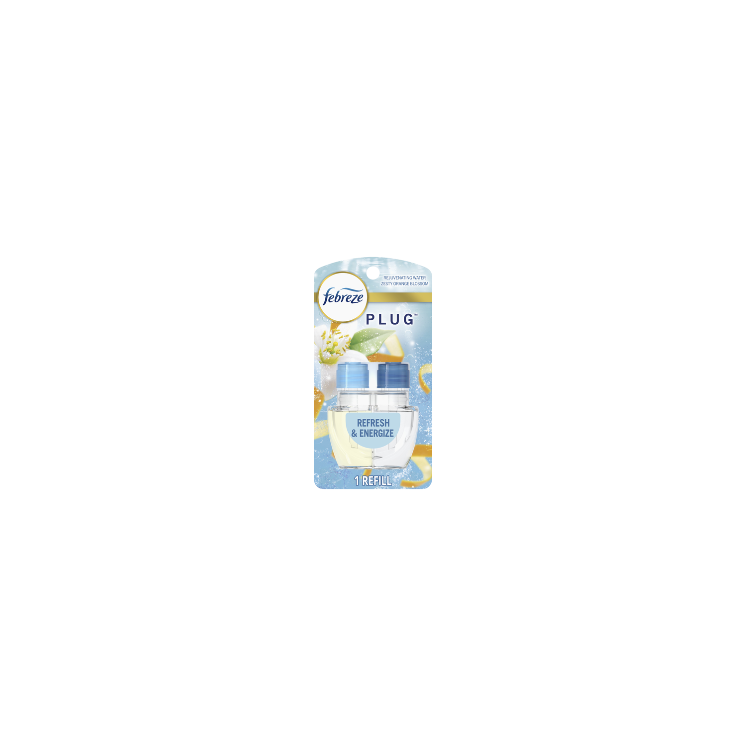 Febreze Plug Refresh & Energize Odor-Fighting Scented Oil Refill - 0.87 Ounce Image 1 of 2