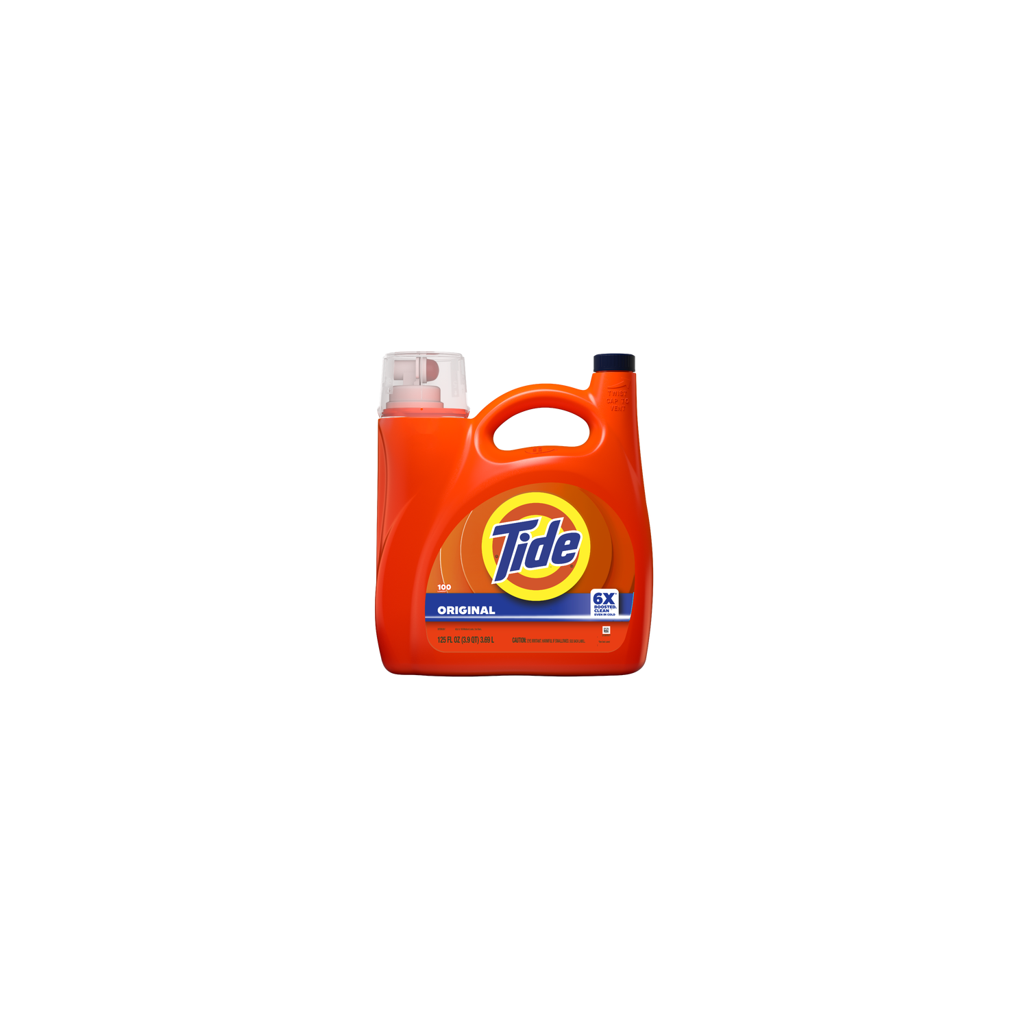 Tide Liquid Detergent, Original 100 Loads - 125 Ounce Image 1 of 2