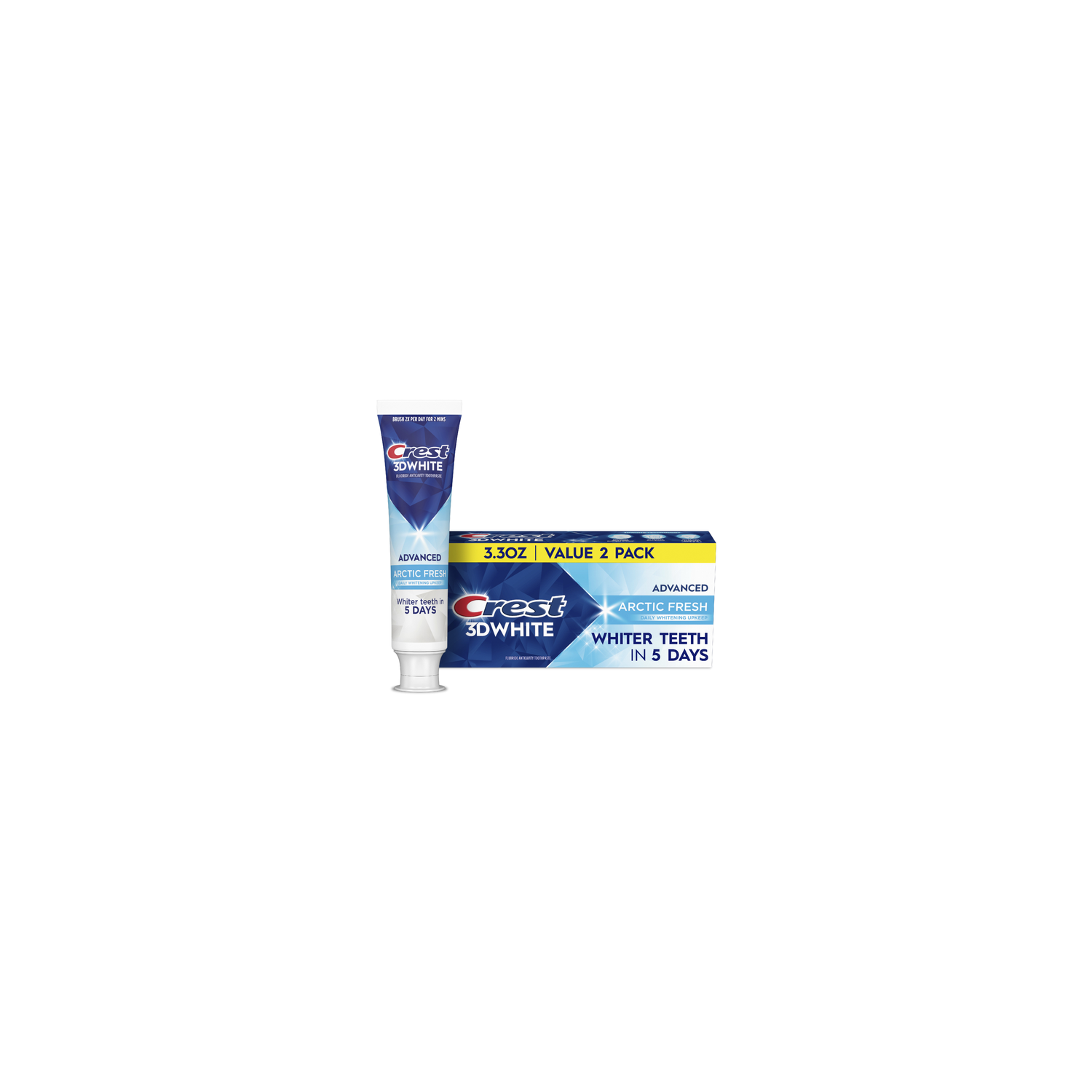 Crest 3D White Arctic Fresh Advanced Teeth Whitening Toothpaste - 6.6 Ounce