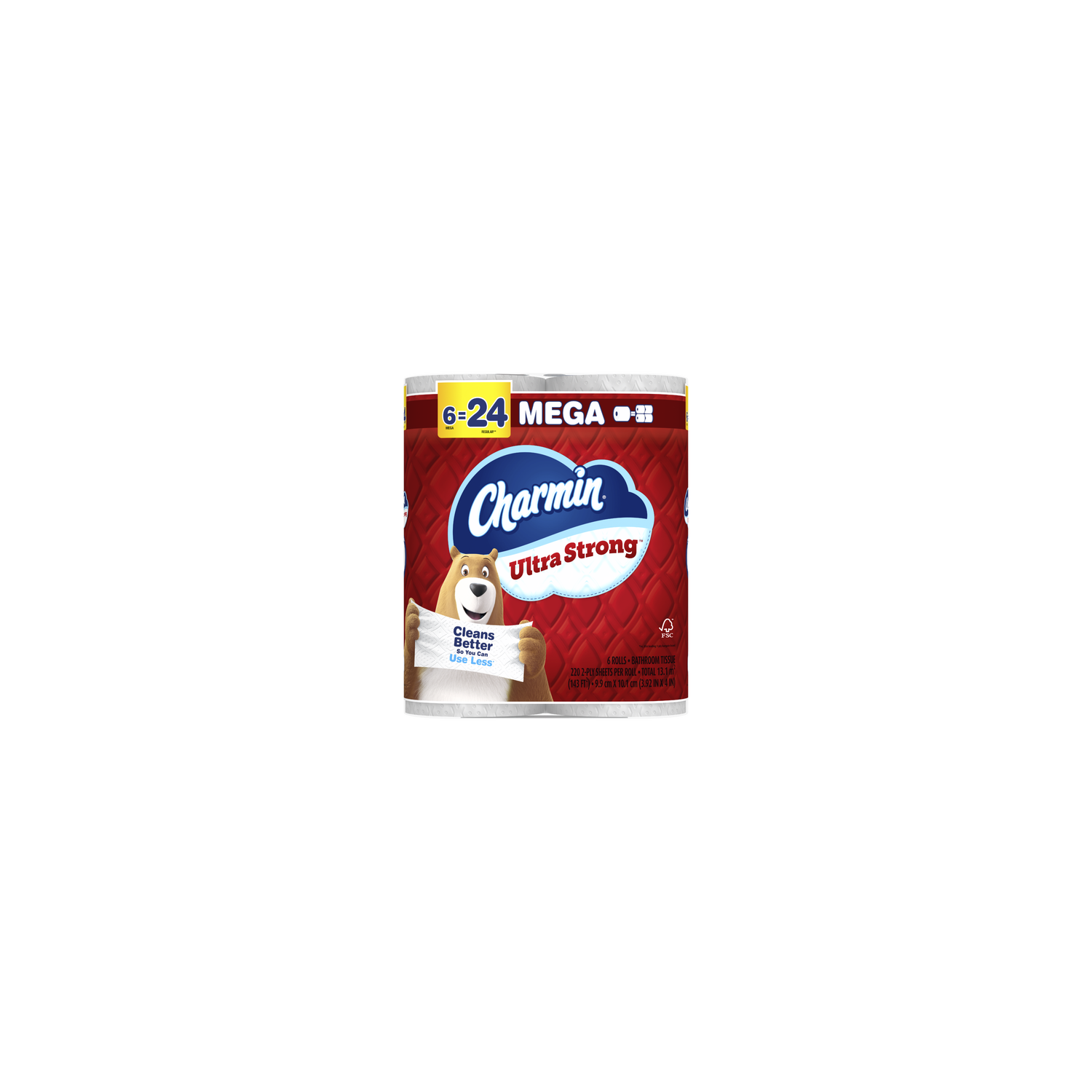 Charmin Mega Ultra Soft Toilet Paper - 6 Count Image 1 of 2