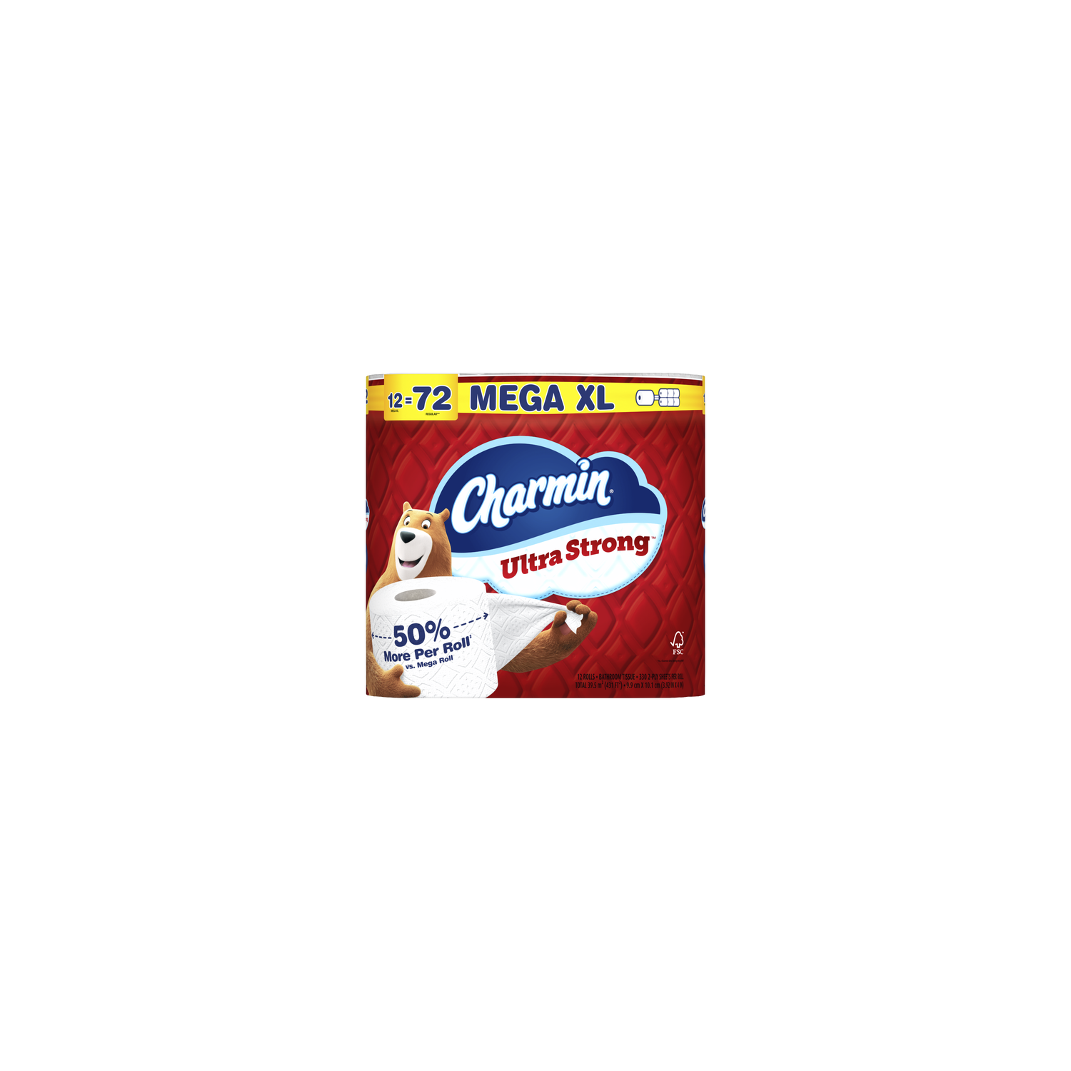 Charmin Mega XL Ultra Soft Toilet Paper - 12 Count