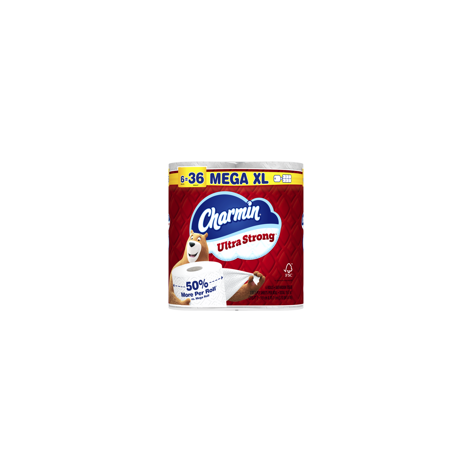 Charmin Mega XL Ultra Soft Toilet Paper - 6 Count