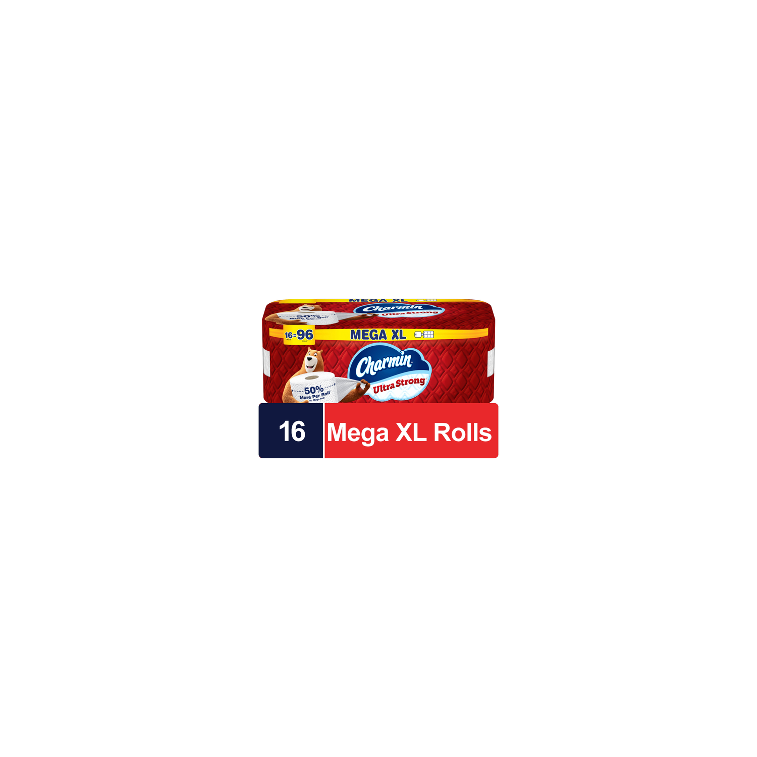 Charmin Ultra Strong Toilet Paper 16 Mega Xl Rolls, 330 Sheets Per Roll - 16 Count