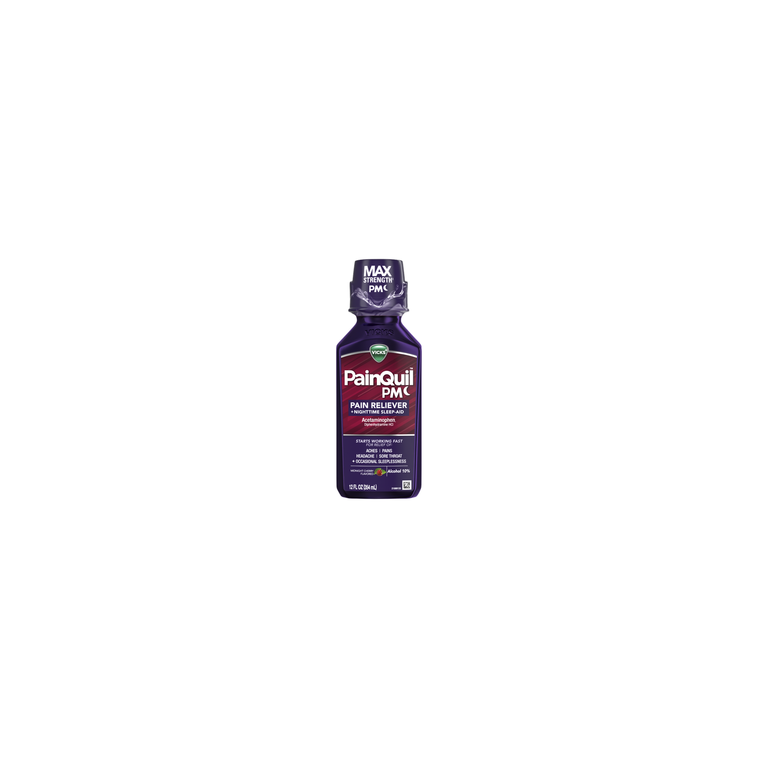 Vicks PainQuil PM Liquid Pain Reliever - 12 Ounce