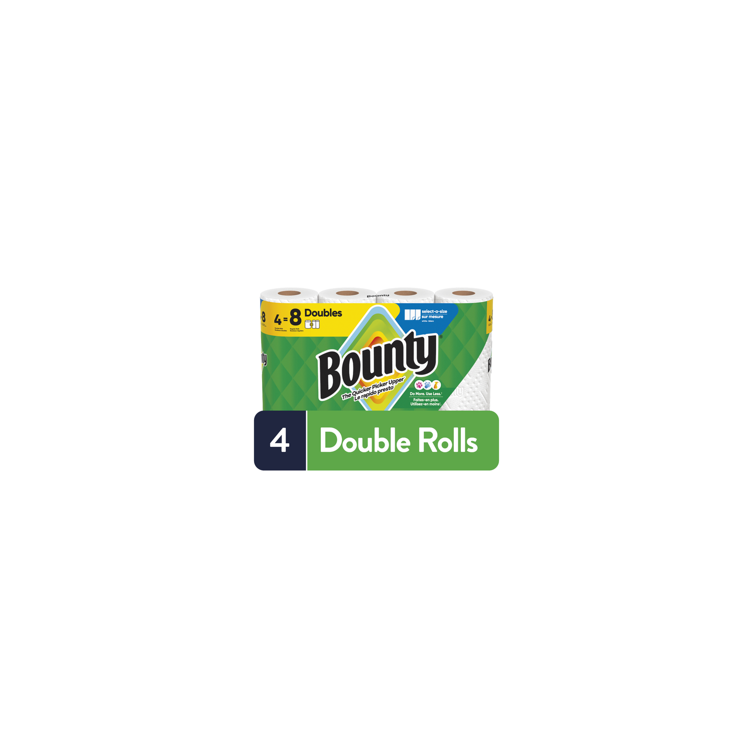Bounty Select-A-Size White Paper Towels - 4 Count Image 1 of 2