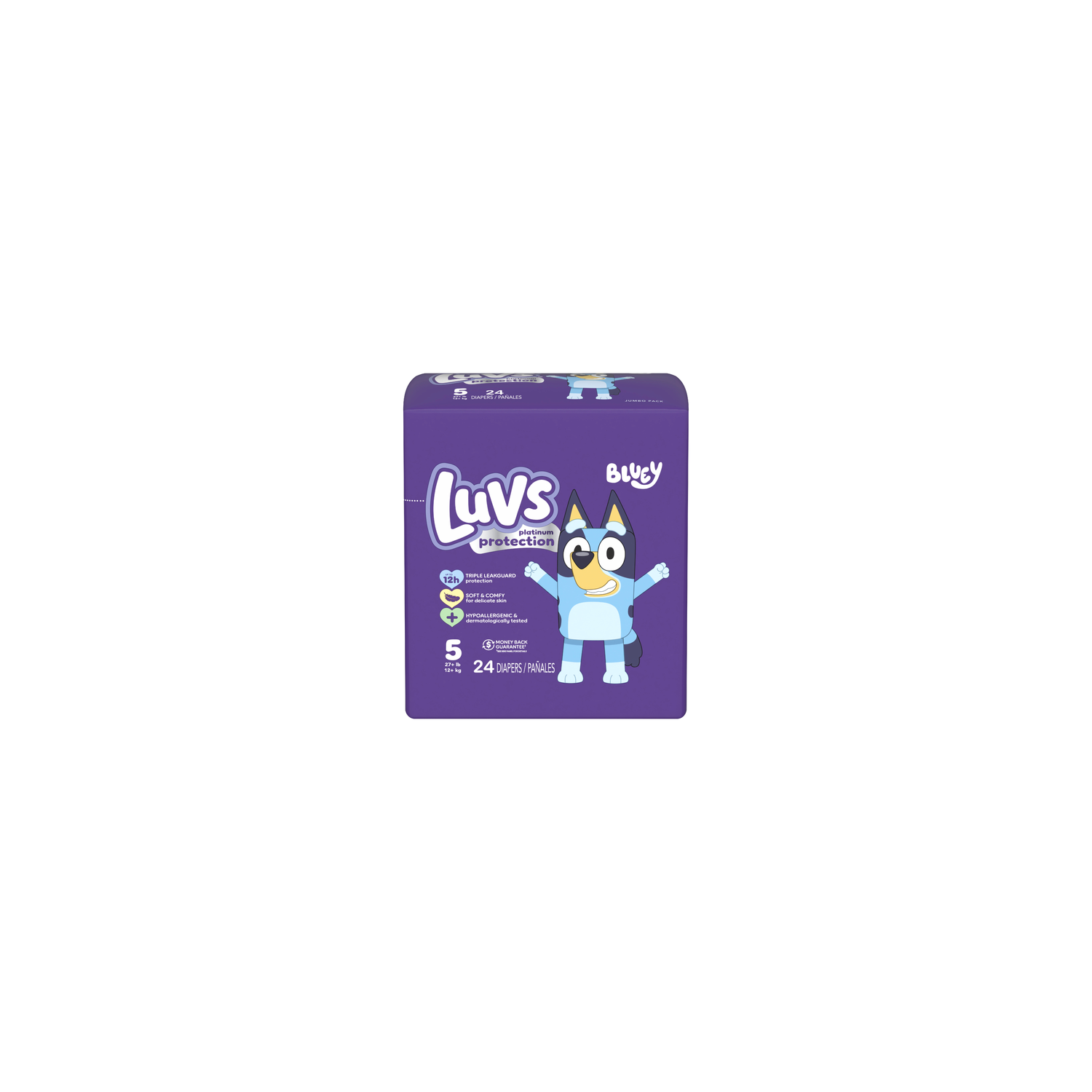 Luvs Platinum Protection Baby Diapers, Size 5 27+ Lbs - 24 Count