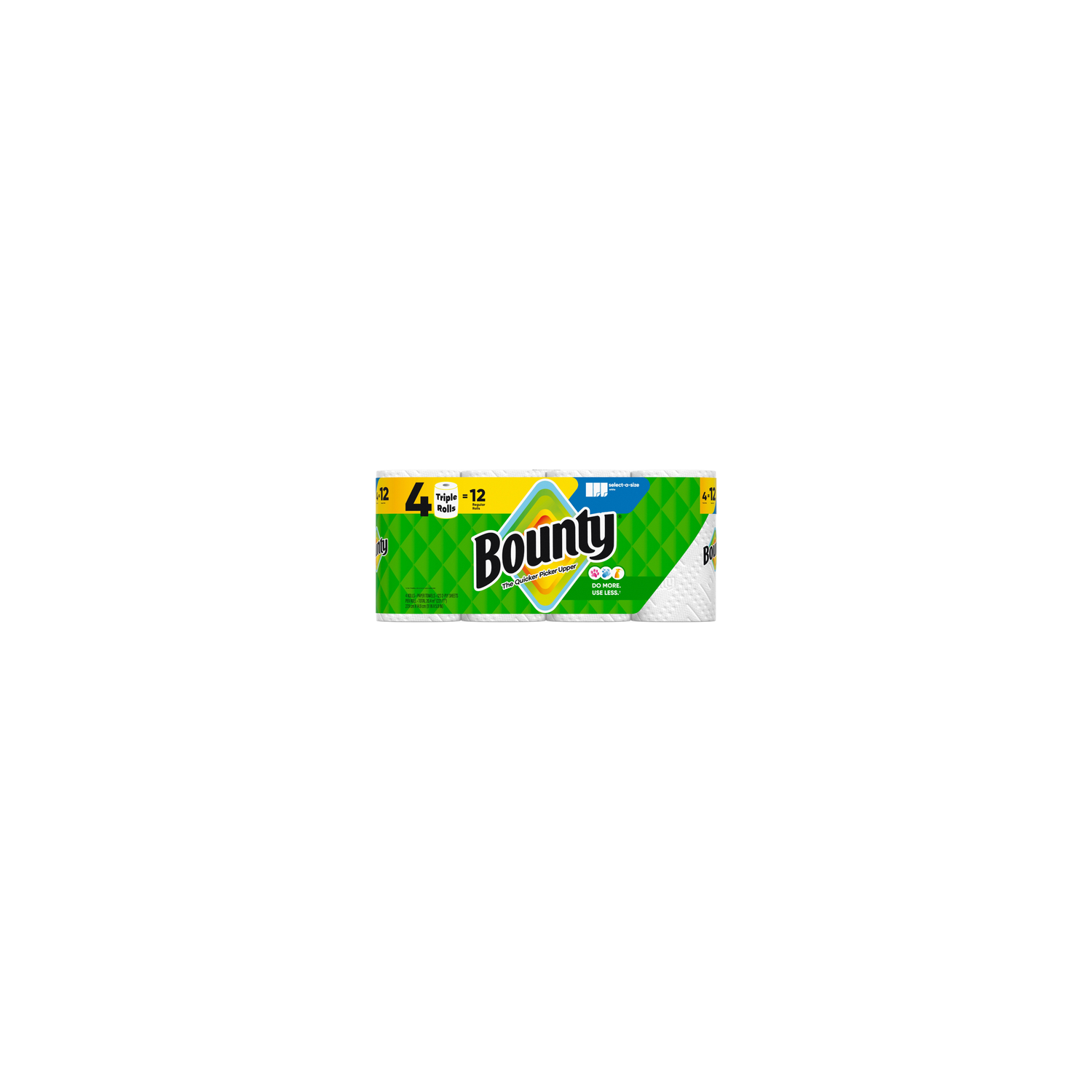 Bounty Select-A-Size White Paper Towels - 4 Count Image 1 of 2