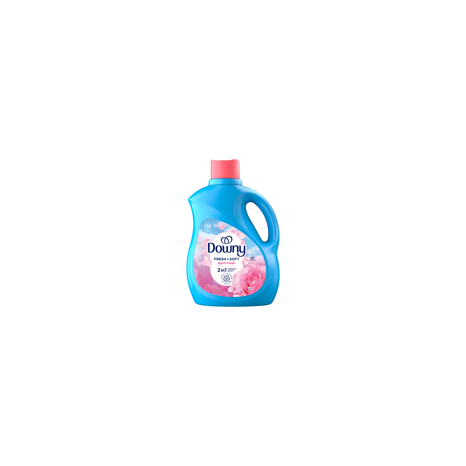 Downy Soft, 2 In 1, April Fresh, , 136 Loads - 100 Ounce Image 1 of 2