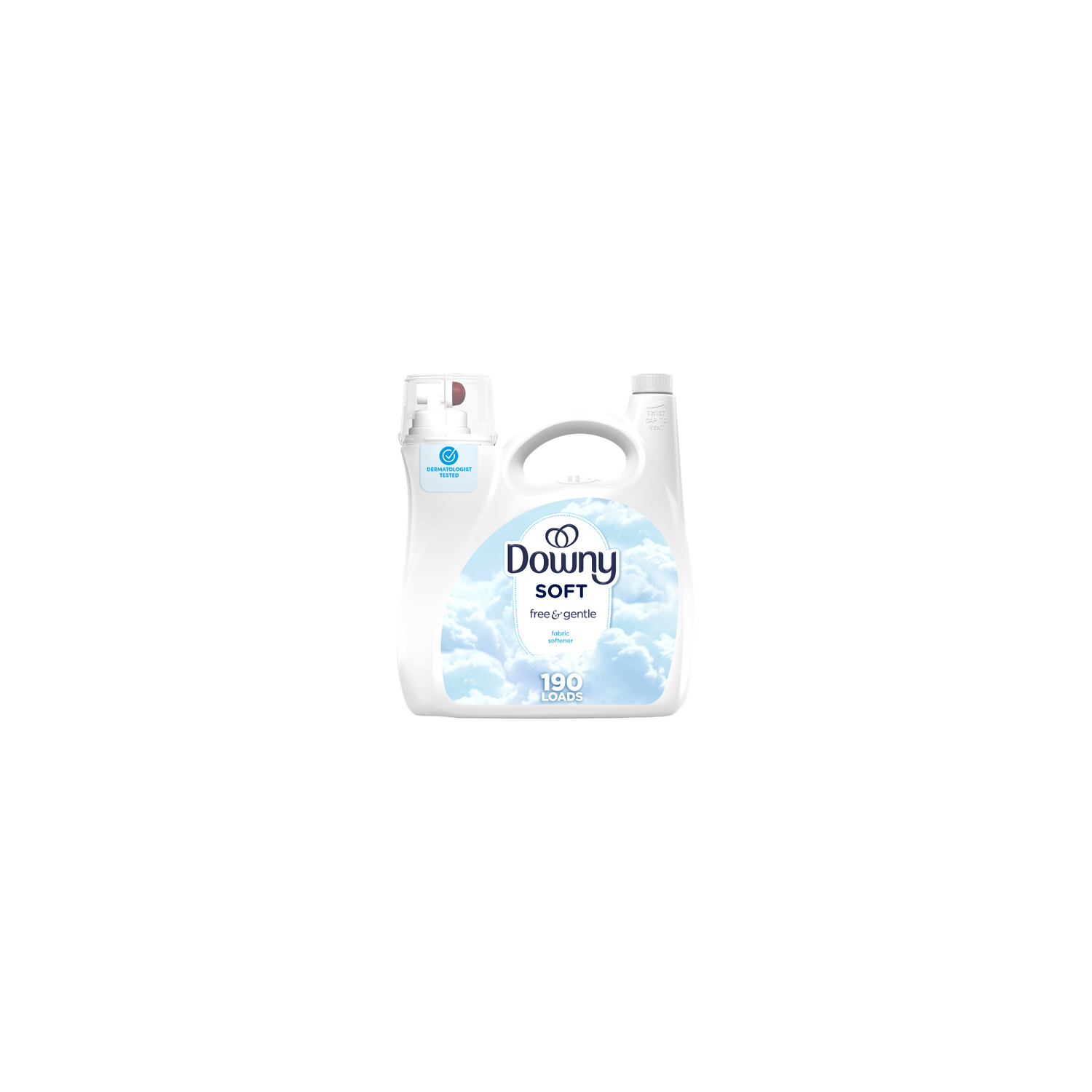 Downy Free & Gentle Liquid Fabric Softener, , 136 Loads, Hypoallergenic, Sensitive Skin Friendly Conditioner - 100 Ounce Image 1 of 2